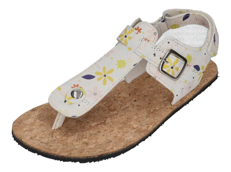 KOEL Barefoot Teenager Sandalen- ABRIANA PRINT off white