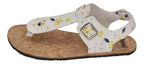 KOEL Barefoot Kinder Sandalen- ABRIANA PRINT off white