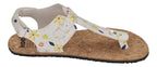 KOEL Barefoot Kinder Sandalen- ABRIANA PRINT off white