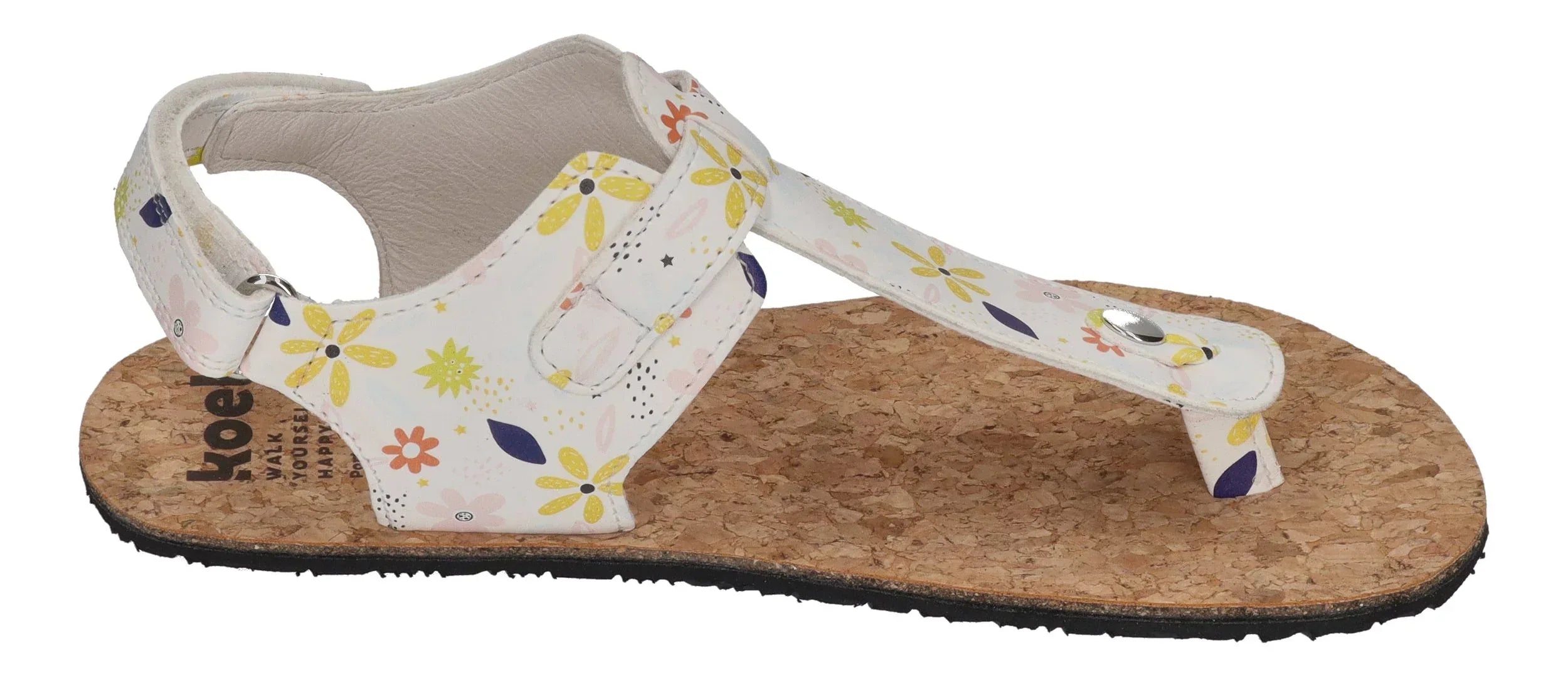 KOEL Barefoot Kinder Sandalen- ABRIANA PRINT off white