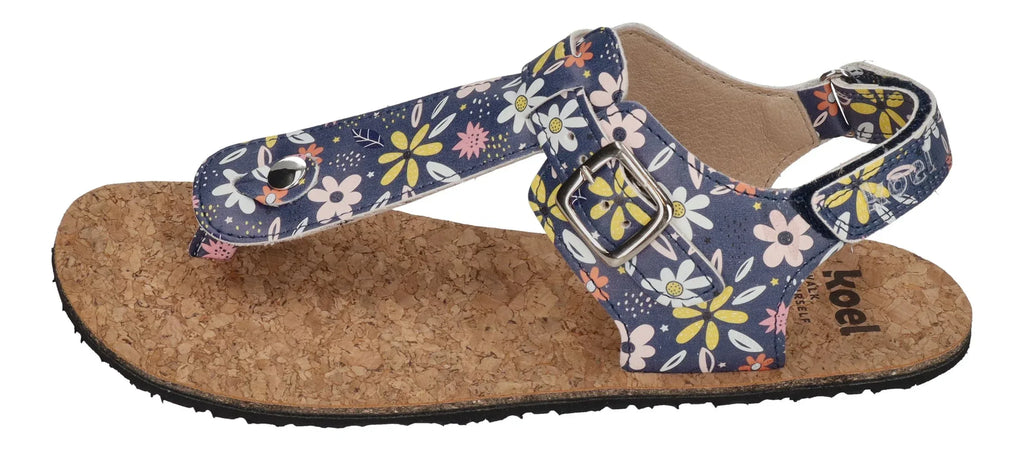 KOEL Barefoot Kinder Sandalen ABRIANA PRINT garden blue