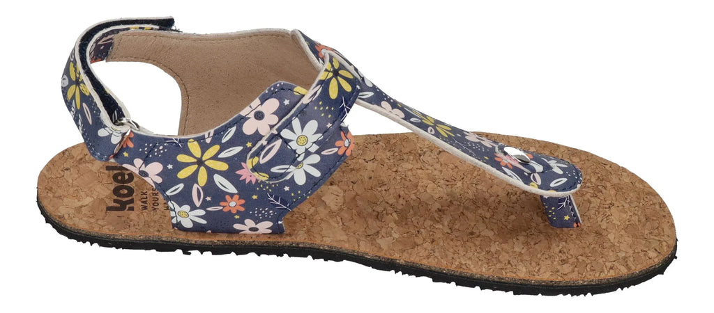 KOEL Barefoot Teenager Sandalen ABRIANA PRINT garden blue