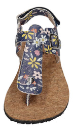 KOEL Barefoot Teenager Sandalen ABRIANA PRINT garden blue