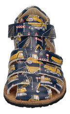 KOEL Kinder Barefoot Sandalen ARIN FANTASY tractor blue