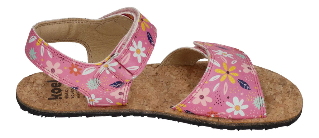 KOEL Barefoot - Teenager Sandalen - ASHLEY PRINT - coral