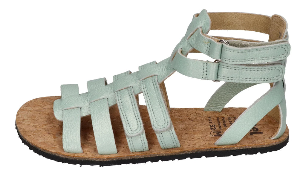 KOEL Barefoot - Kinder Sandalen - AURA METALLIC - mint