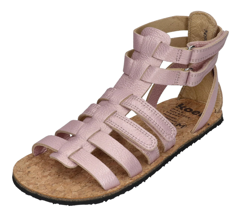 KOEL Kinder Barefoot Sandalen AURA METALLIC pink
