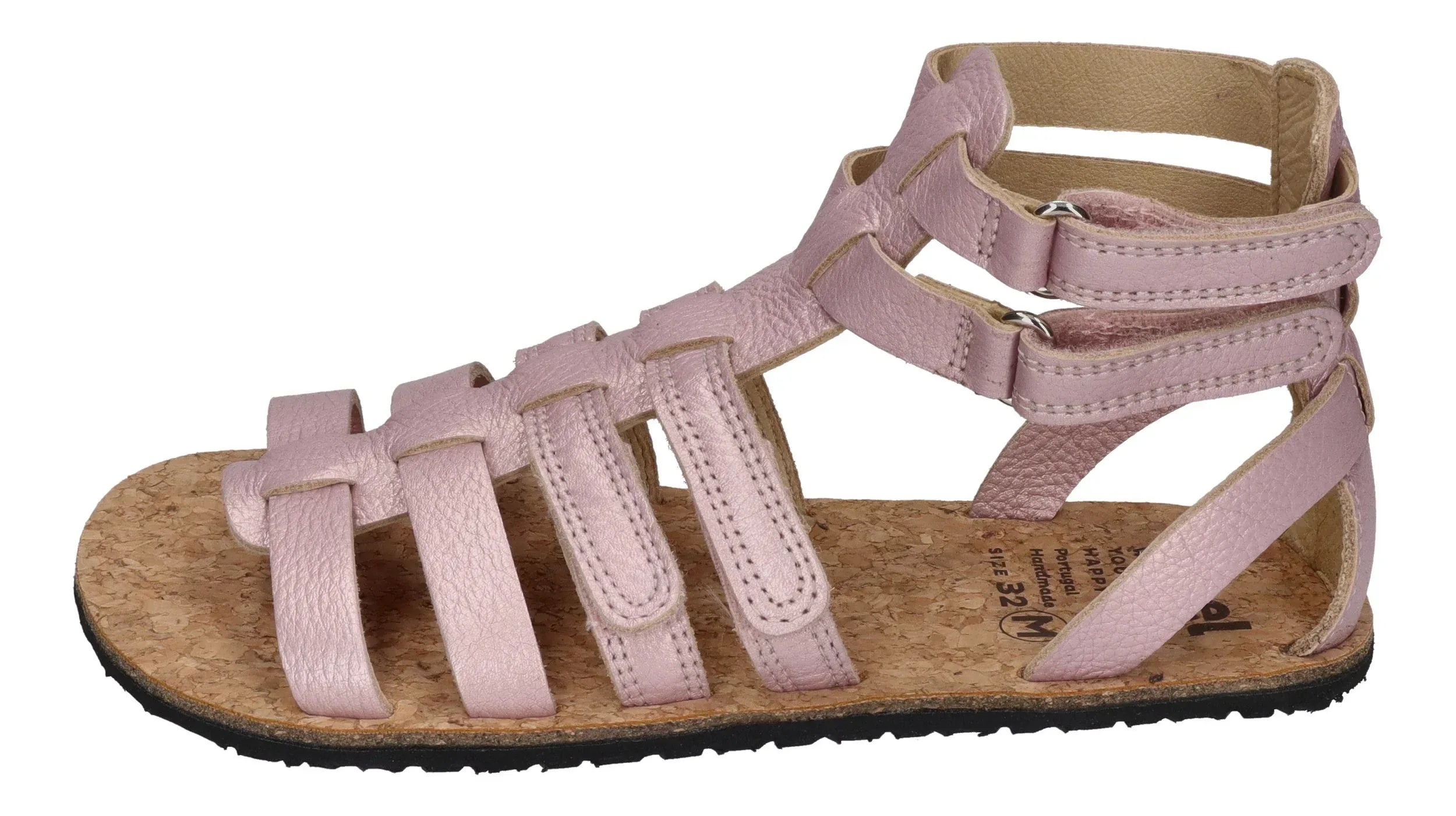 KOEL Kinder Barefoot Sandalen AURA METALLIC pink