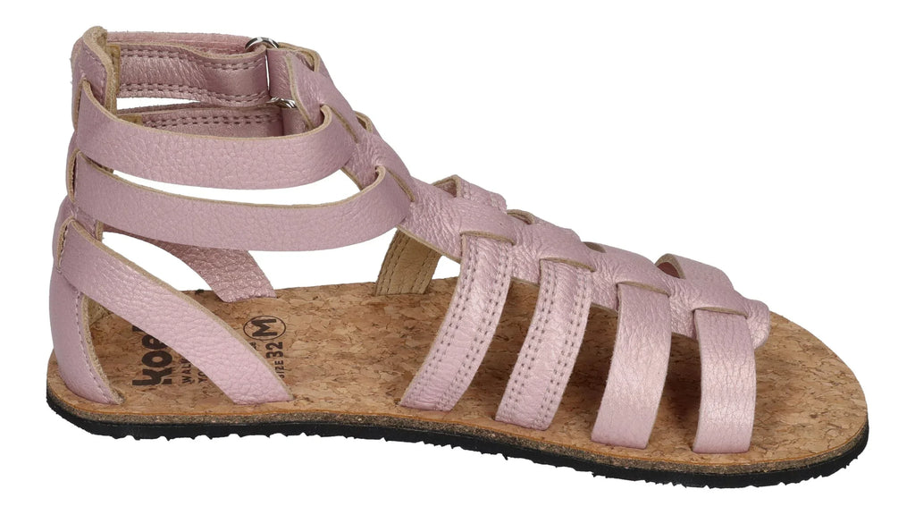 KOEL Kinder Barefoot Sandalen AURA METALLIC pink