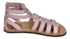 KOEL Kinder Barefoot Sandalen AURA METALLIC pink