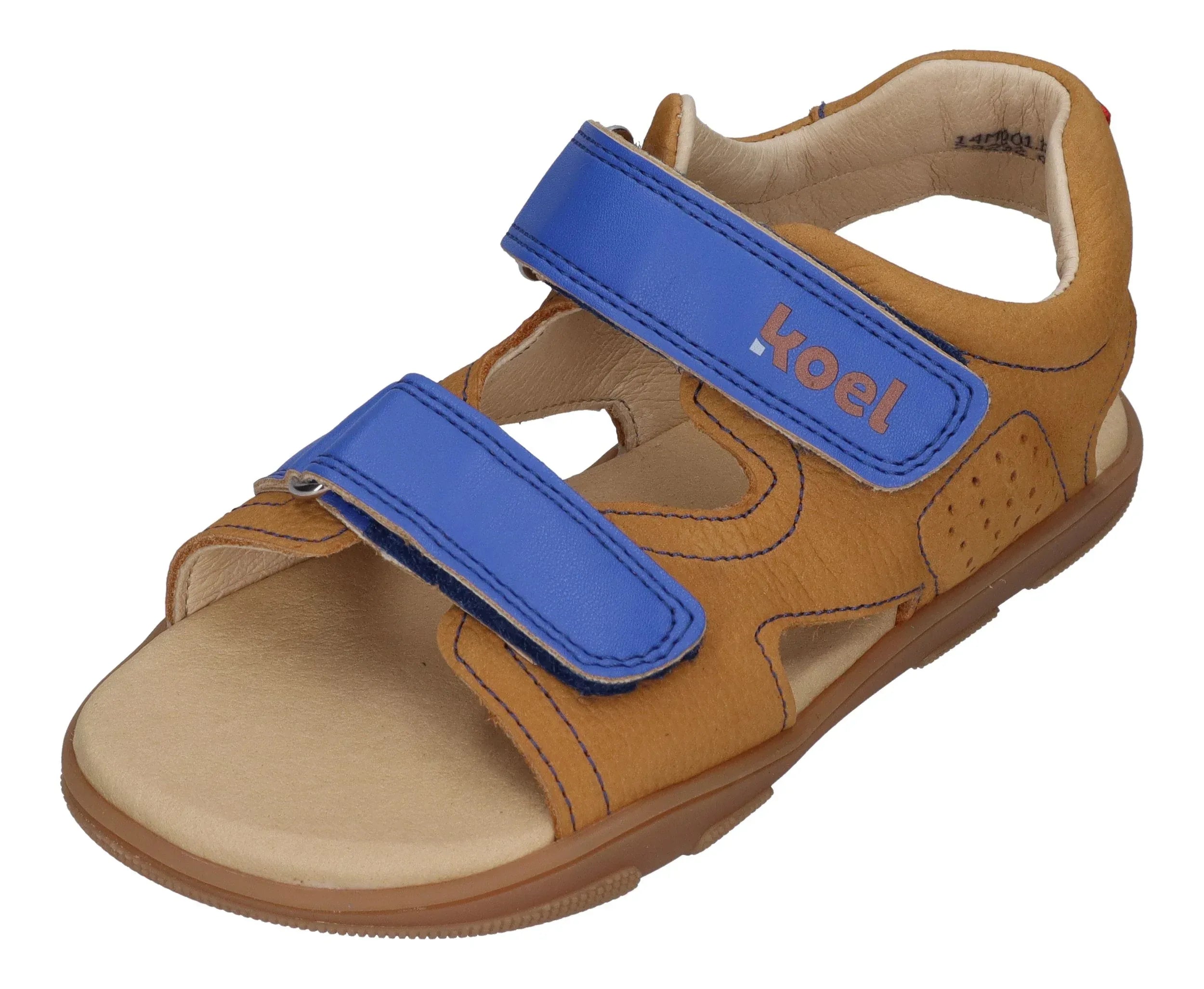 KOEL Barefoot Kinder Sandalen OVA cognac