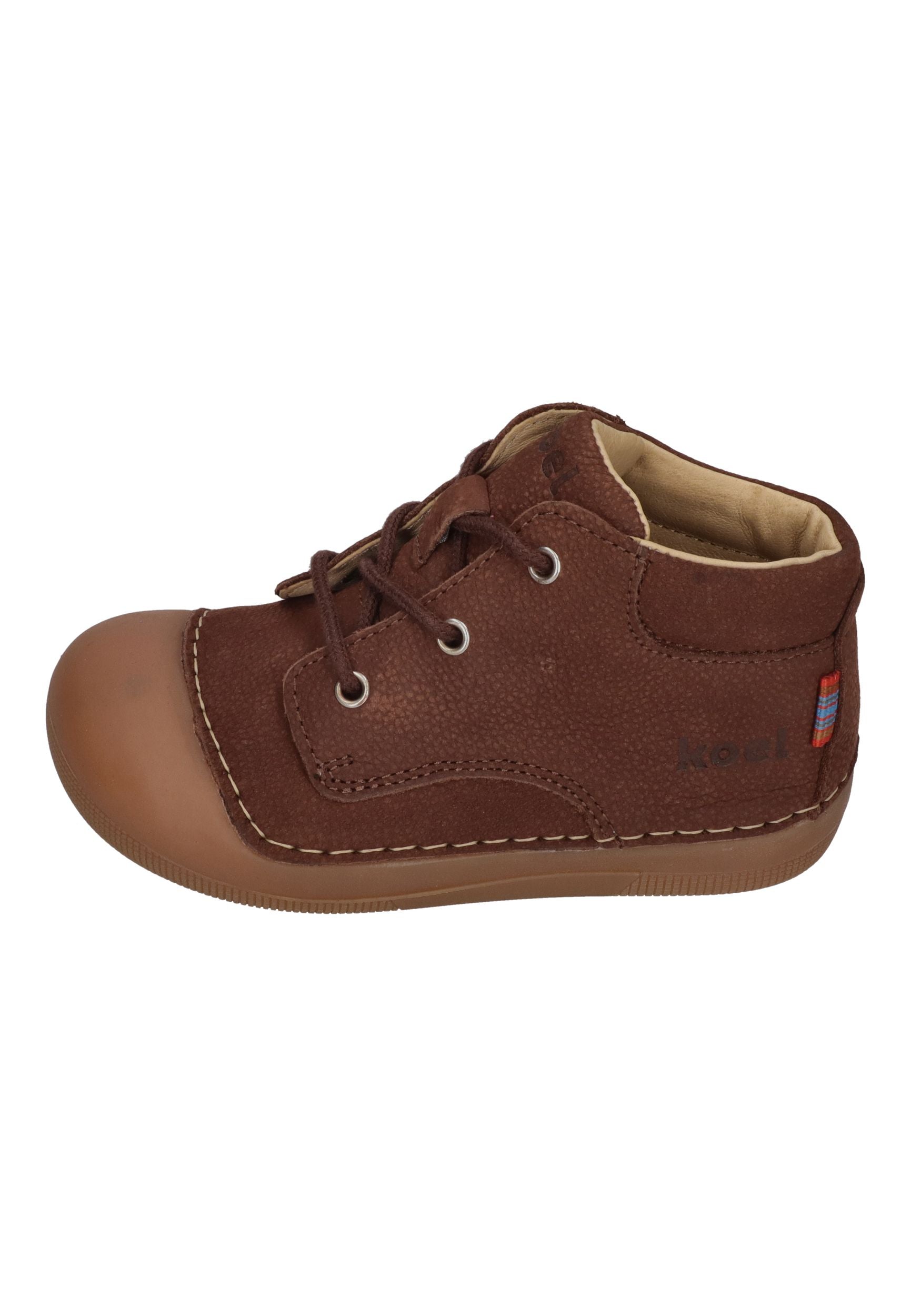 KOEL Barefoot Kinder Sneakers AVERIY LEATHER chocolate