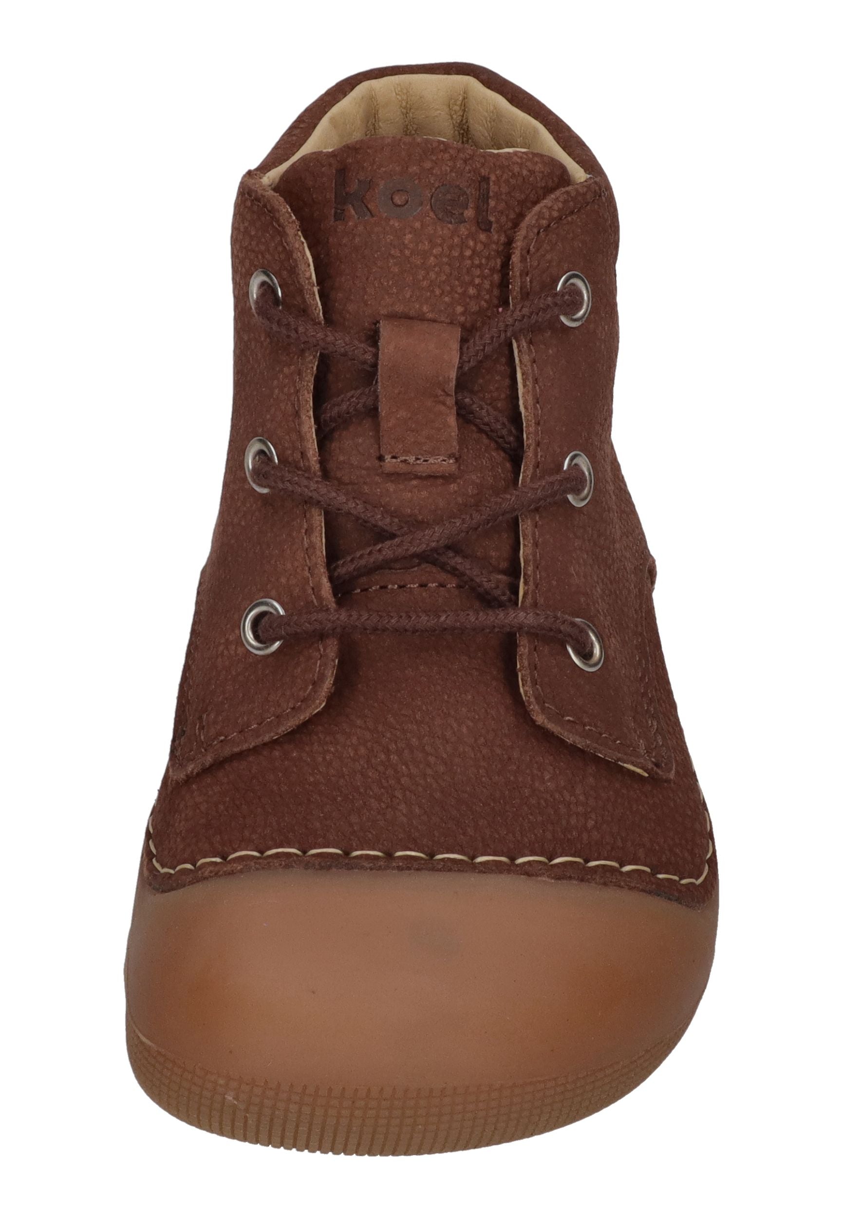 KOEL Barefoot Kinder Sneakers AVERIY LEATHER chocolate
