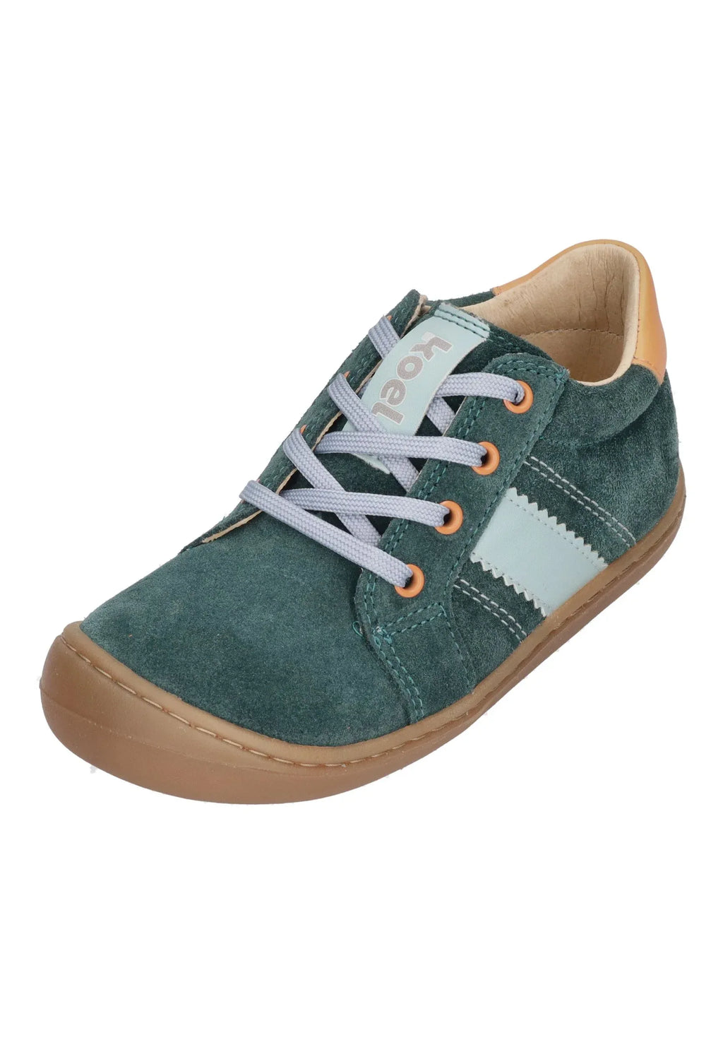 KOEL Barefoot Kinder Sneakers BLAKE SUEDE turquoise – Sneakers - Türkis | shoedealo.shop