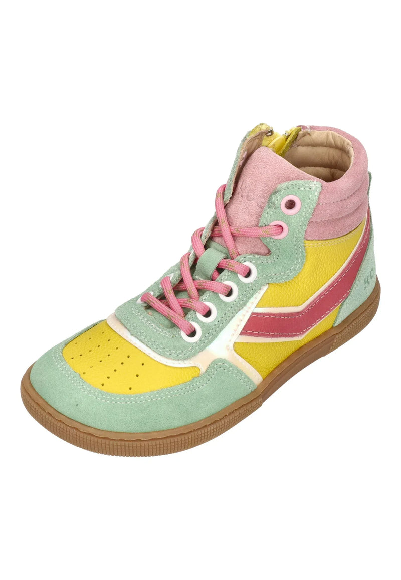 KOEL Barefoot Kinder Sneakers DANISH NAPPA 121 yellow – Barfußschuhe - Mehrfarbig | shoedealo.shop