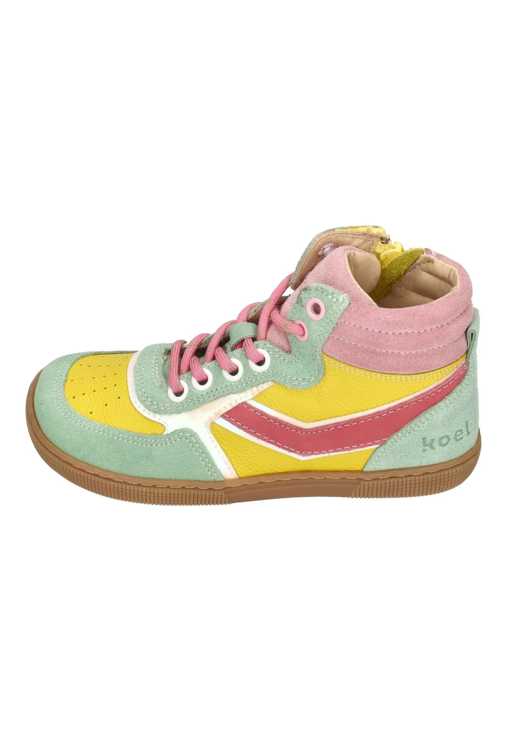KOEL Barefoot Kinder Sneakers DANISH NAPPA 121 yellow – Barfußschuhe - Mehrfarbig | shoedealo.shop – Bild 2