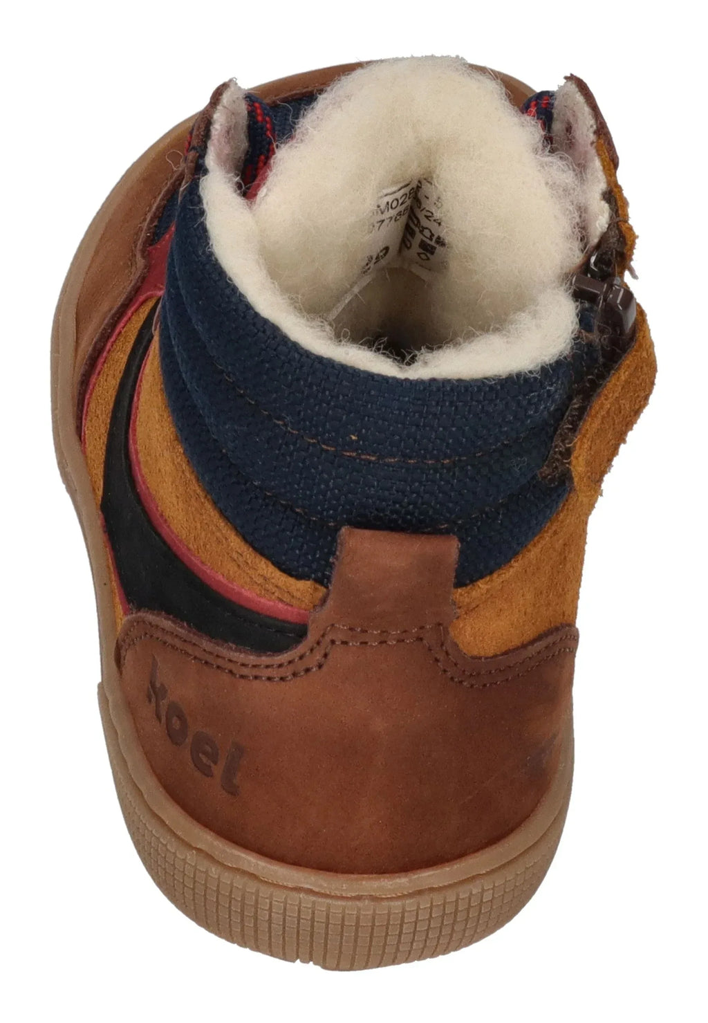 KOEL Barefoot Kinder Sneakers DANISH NAPPA 302 chocolate
