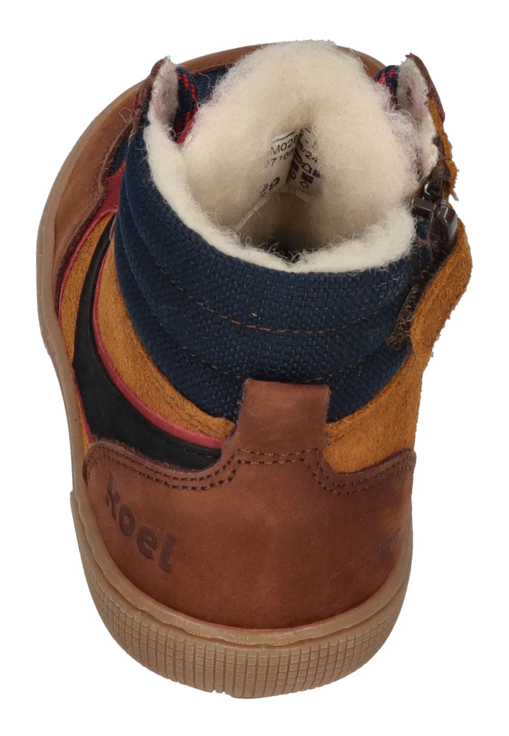 KOEL Barefoot Kinder Sneakers DANISH NAPPA 302 chocolate