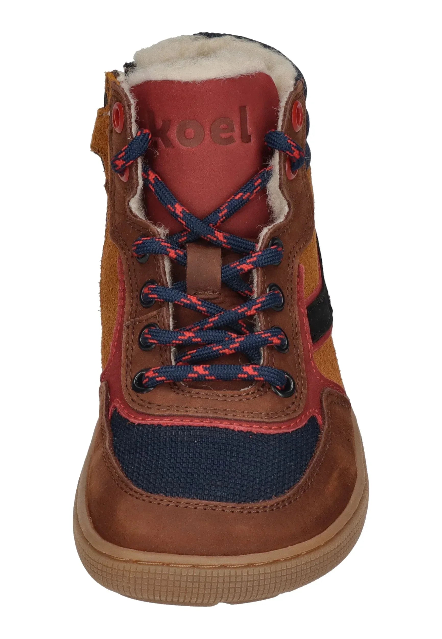 KOEL Barefoot Kinder Sneakers DANISH NAPPA 302 chocolate