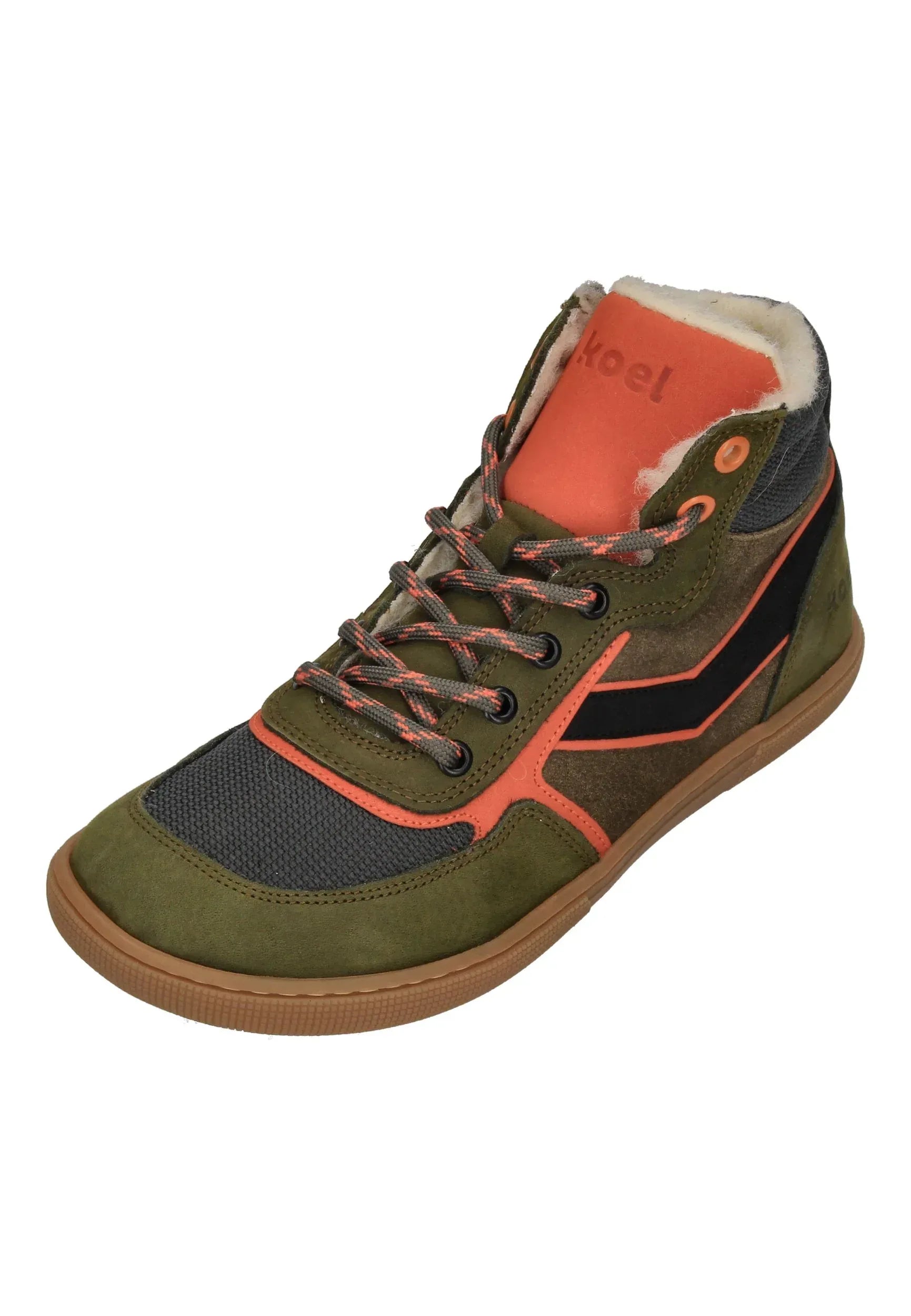 KOEL Barefoot Teenager Sneakers DANISH NAPPA 302 khaki