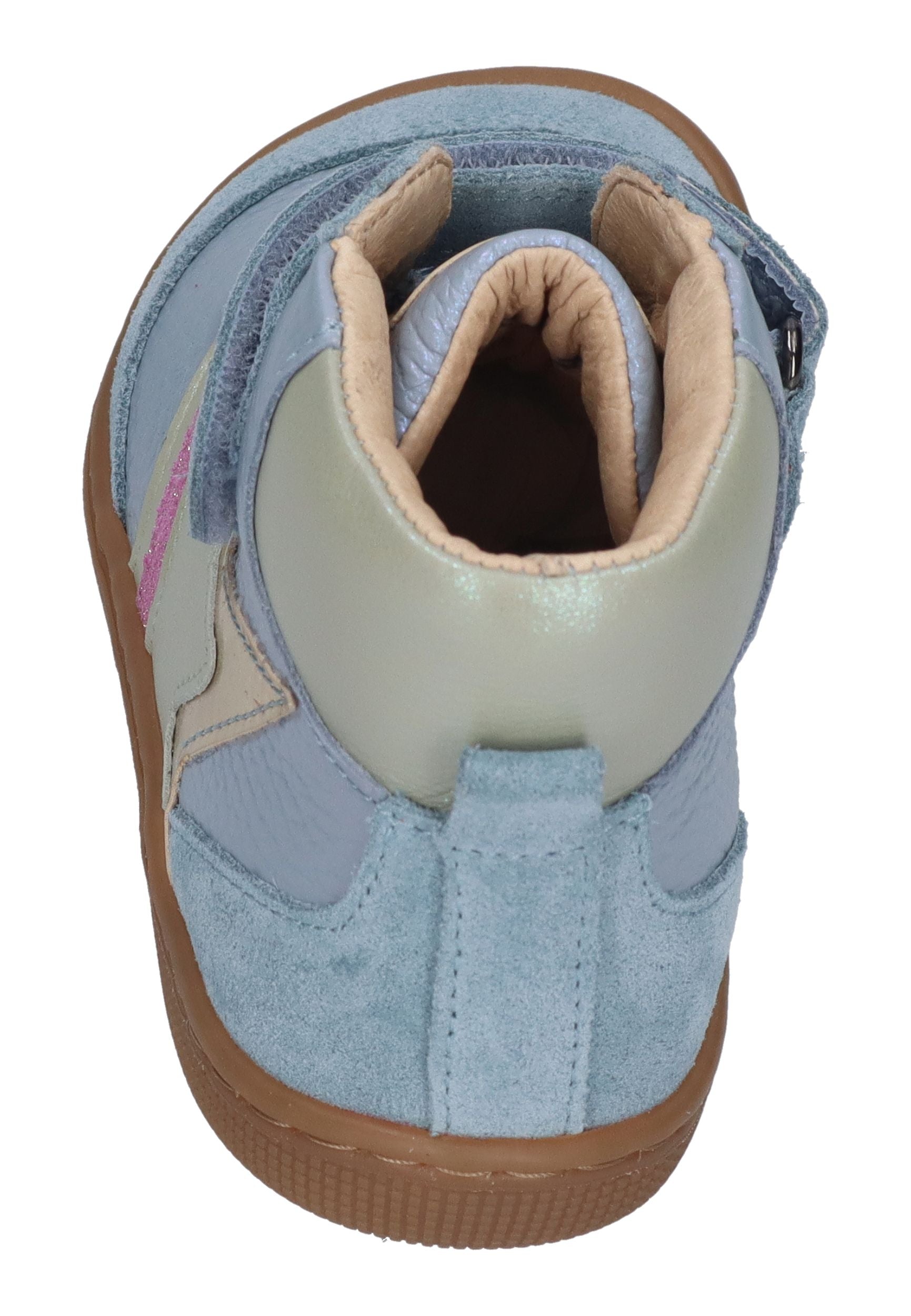 KOEL Barefoot Kinder Sneakers DARO LEATHER aqua