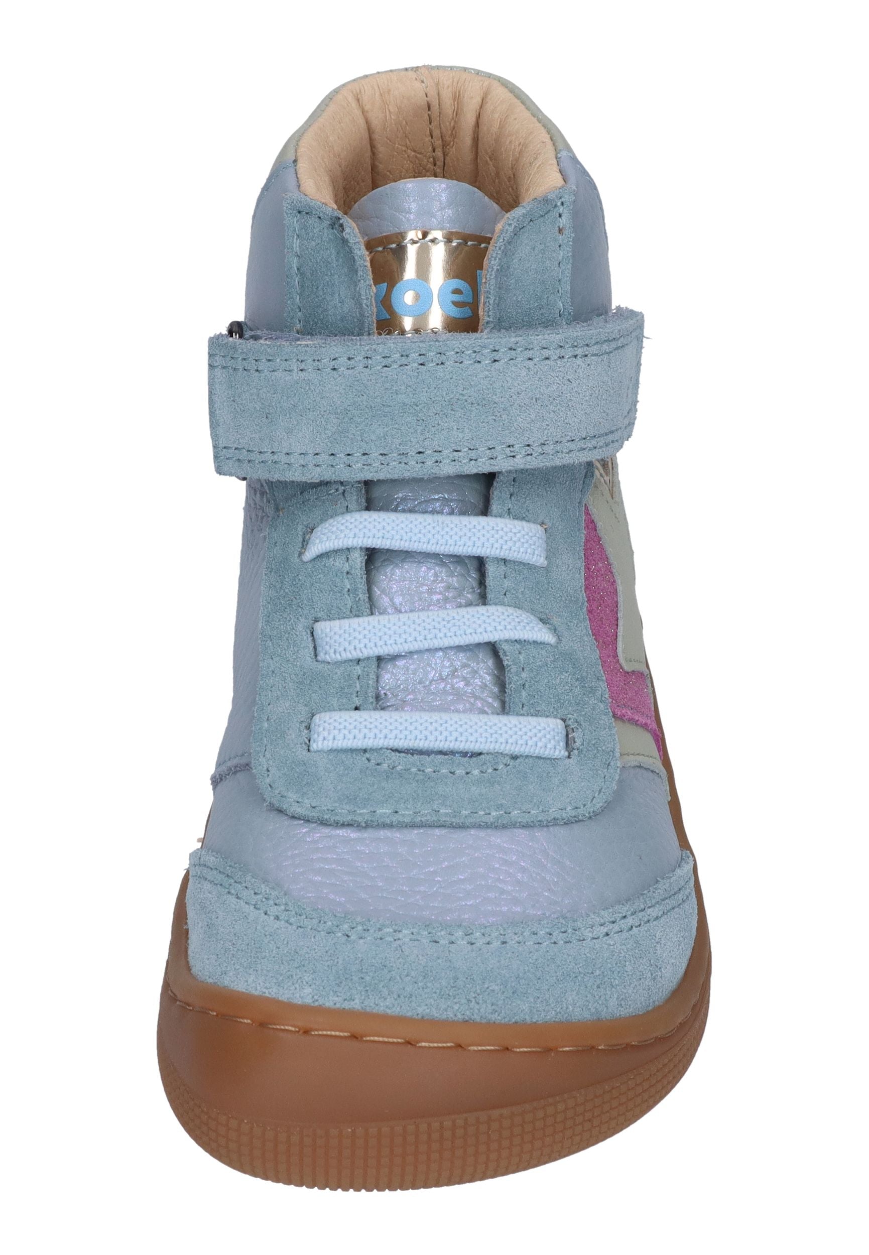 KOEL Barefoot Kinder Sneakers DARO LEATHER aqua