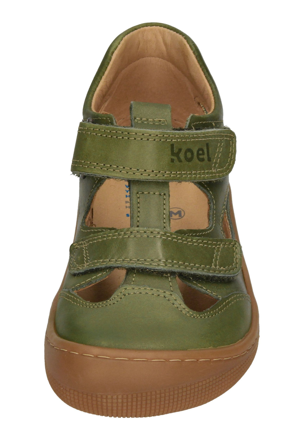KOEL Barefoot Kinder Sneakers DEEN NAPPA olive nappa
