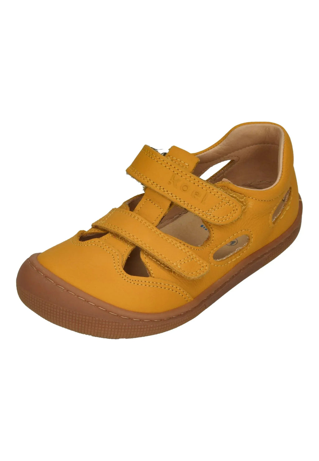 KOEL Barefoot Kinder Sneakers DEEN NAPPA yellow – Sneaker - Gelb | shoedealo.shop
