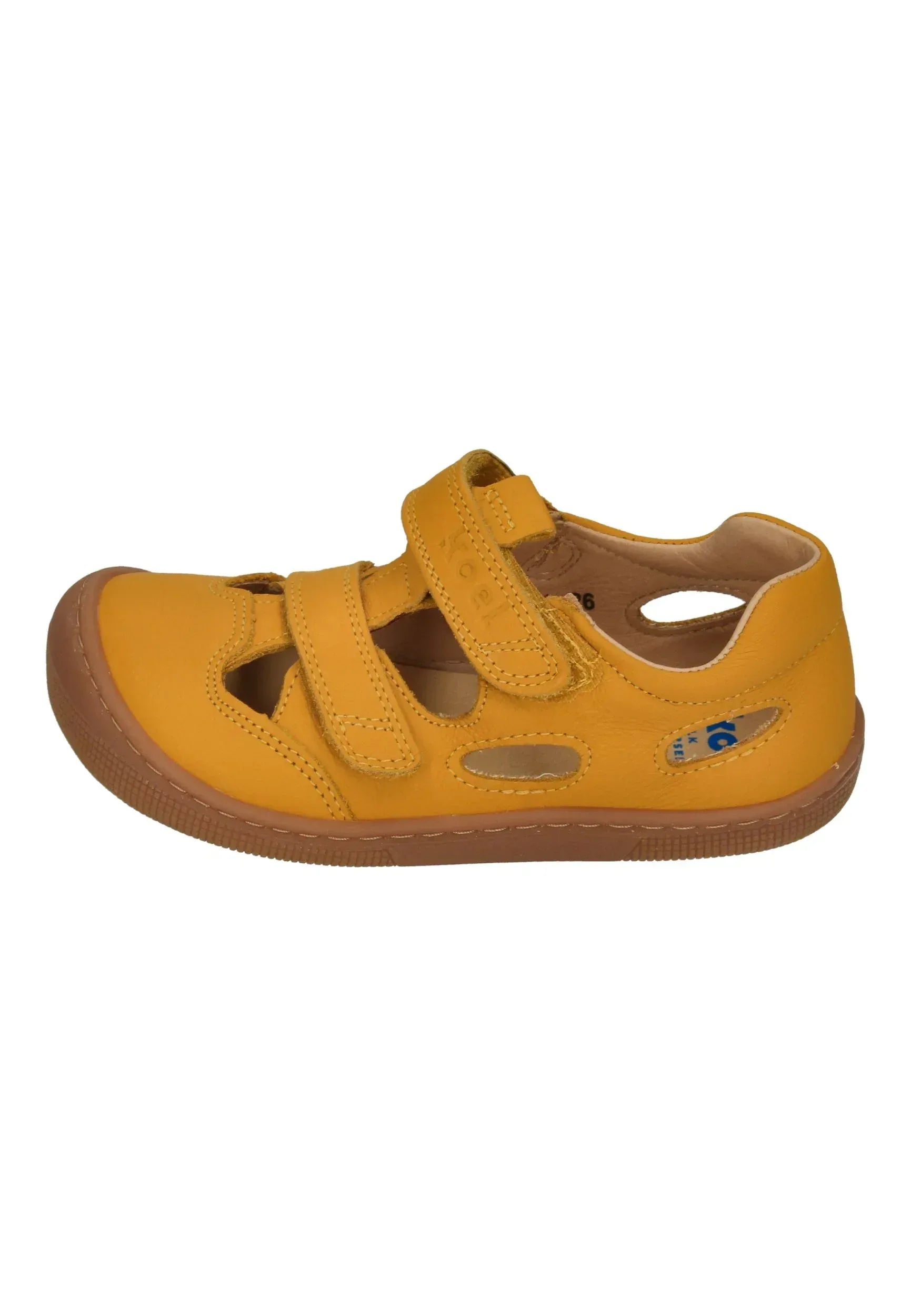 KOEL Barefoot Kinder Sneakers DEEN NAPPA yellow – Sneaker - Gelb | shoedealo.shop – Bild 2