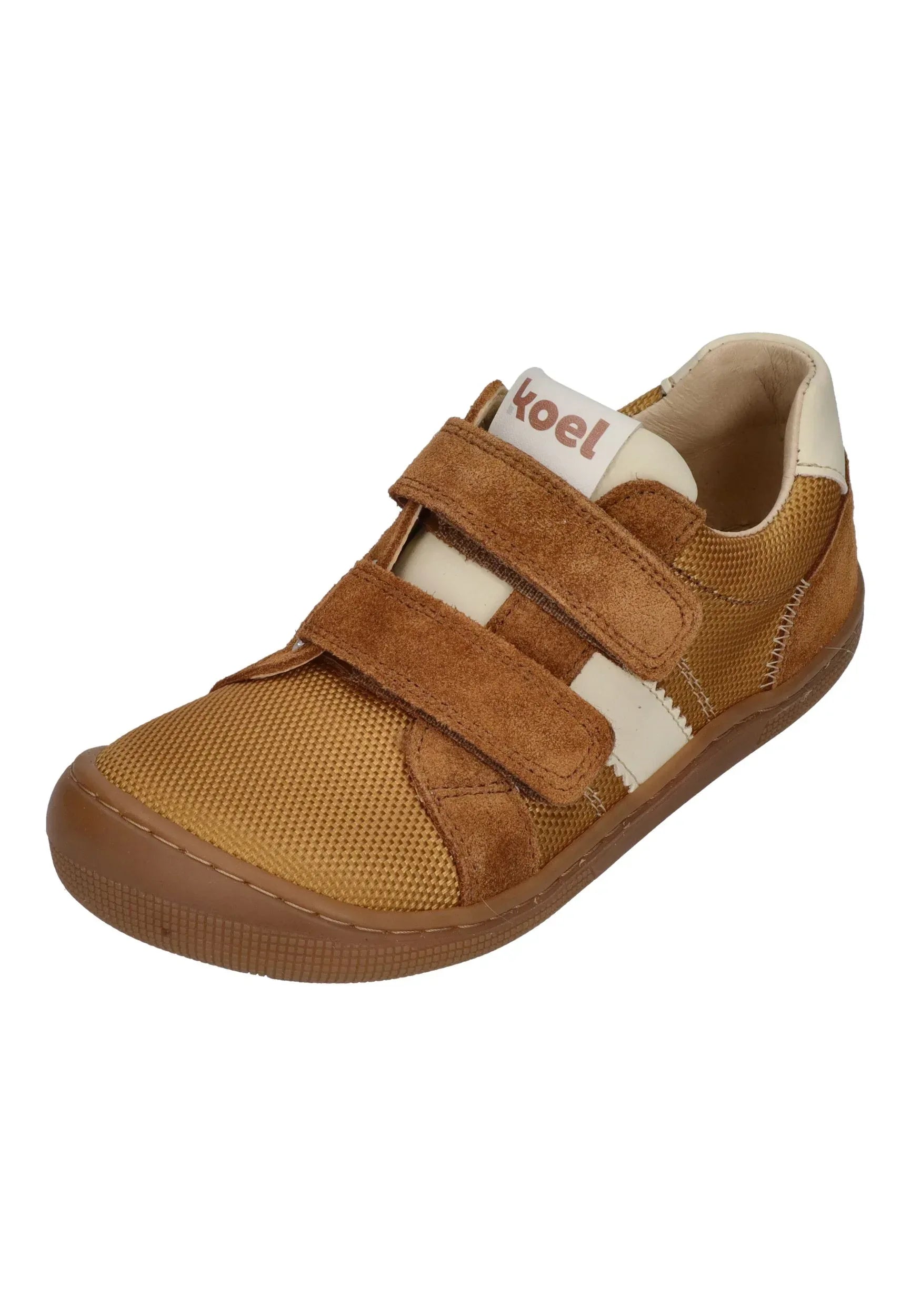KOEL Barefoot Kinder Sneakers DENIS FABRICS 3.0 cognac