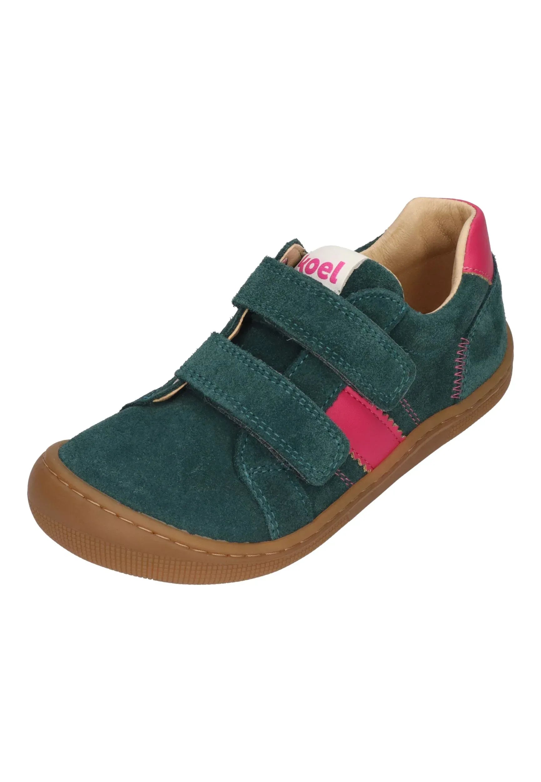 KOEL Barefoot Kinder Sneakers DENIS SUEDE 3.0 turquoise – Sneakers - Türkis | shoedealo.shop