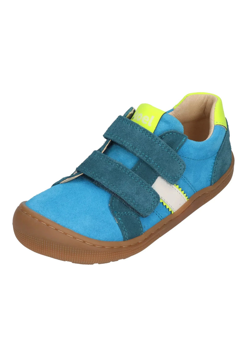 KOEL Barefoot Kinder Sneakers DENIS SUEDE II 3.0 aqua