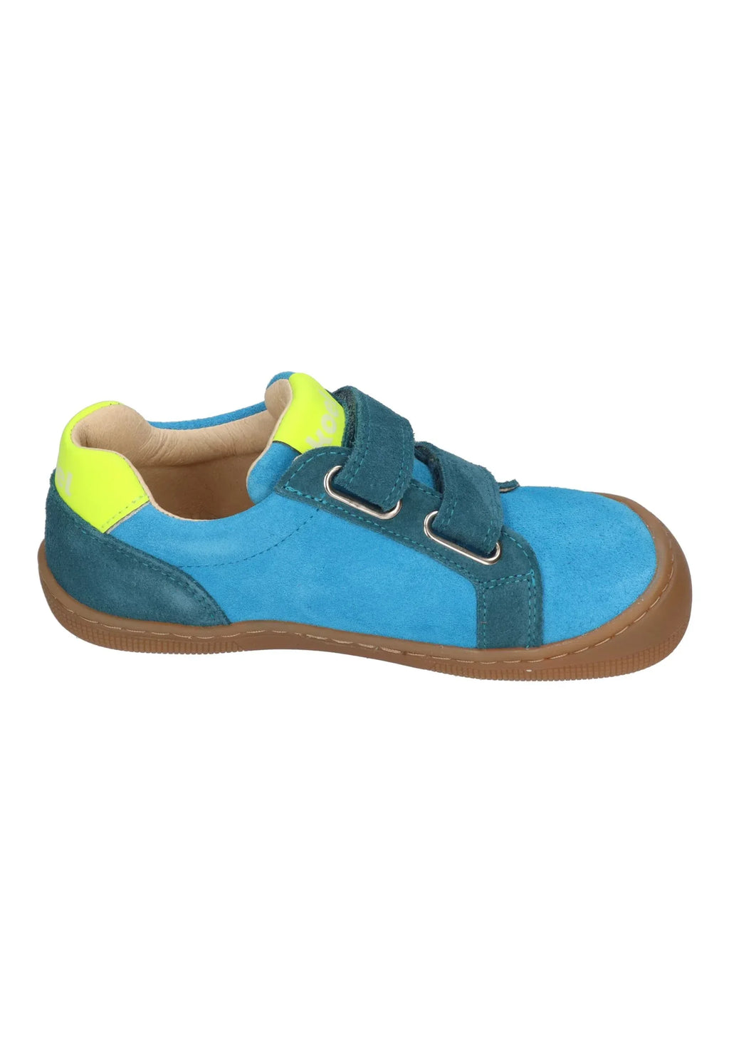 KOEL Barefoot Kinder Sneakers DENIS SUEDE II 3.0 aqua