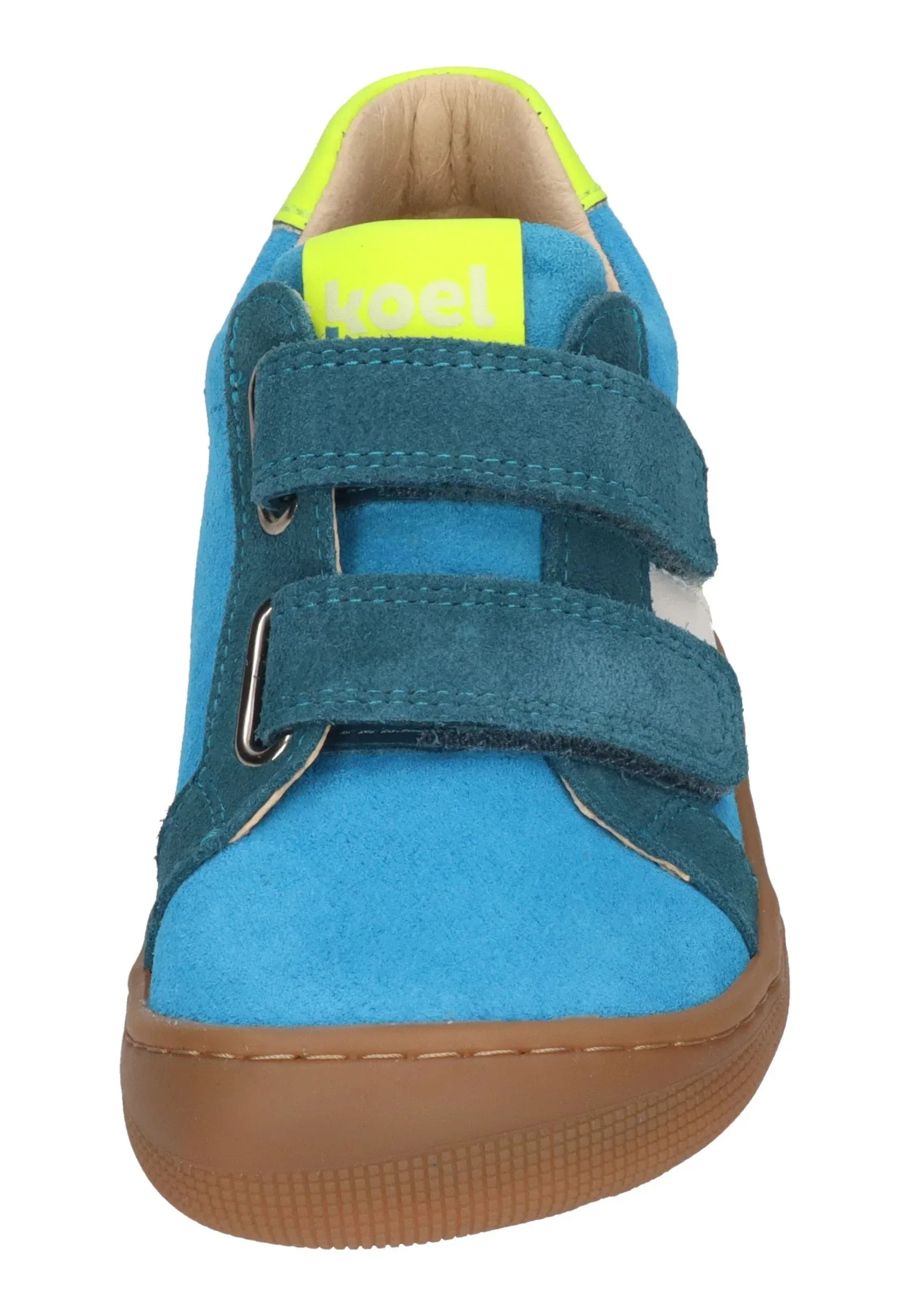 KOEL Barefoot Kinder Sneakers DENIS SUEDE II 3.0 aqua