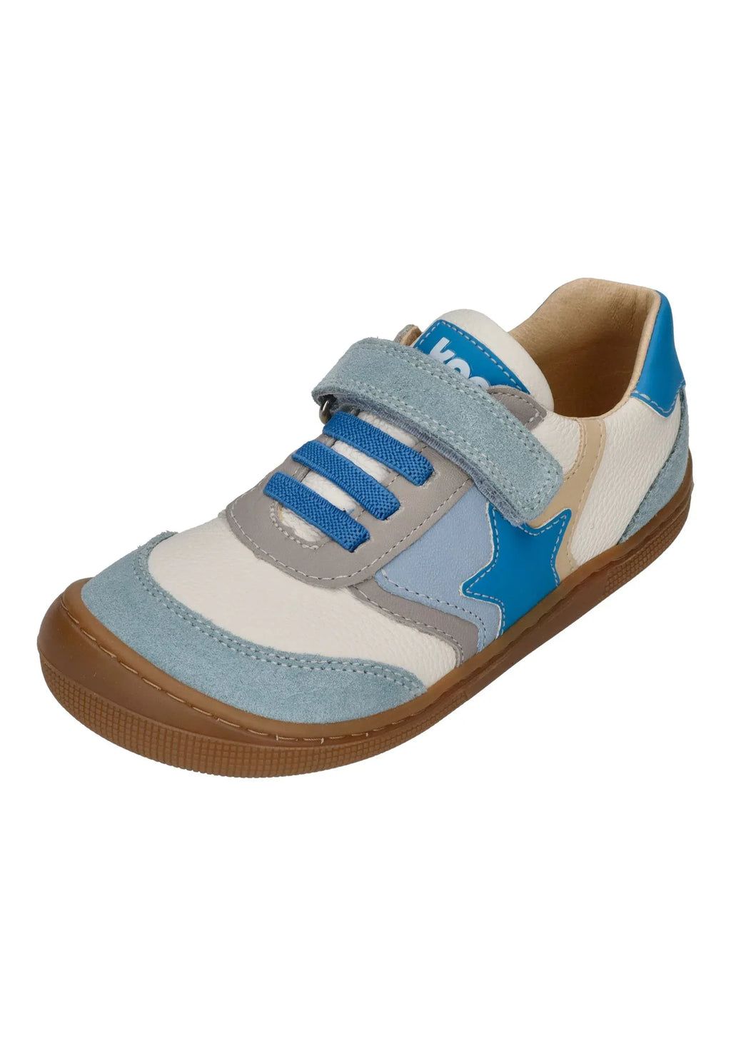 KOEL Barefoot Kinder Sneakers DENVER LEATHER celeste – Sneakers - Mehrfarbig | shoedealo.shop