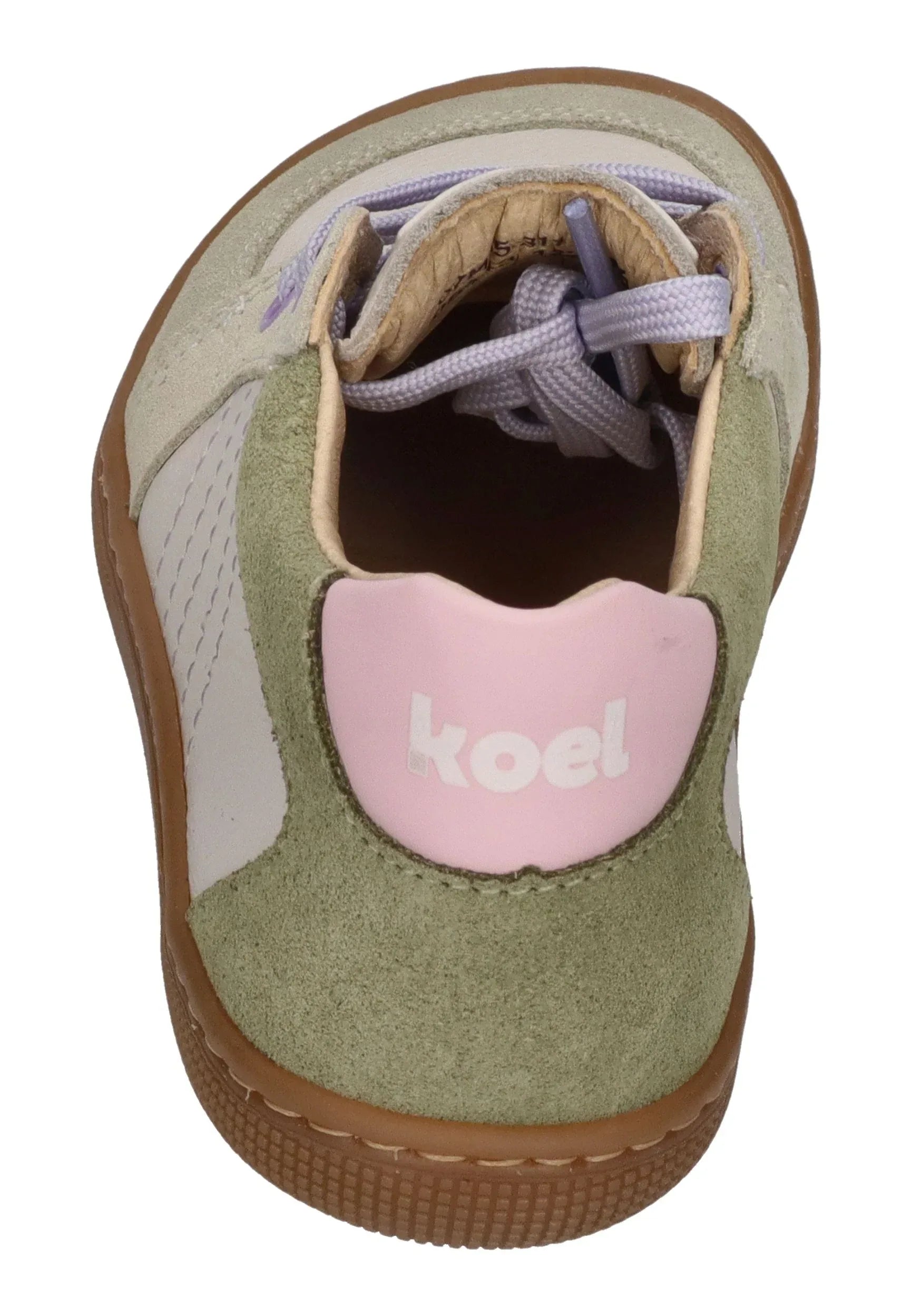KOEL Barefoot Kinder Sneakers DION SUEDE dark grey
