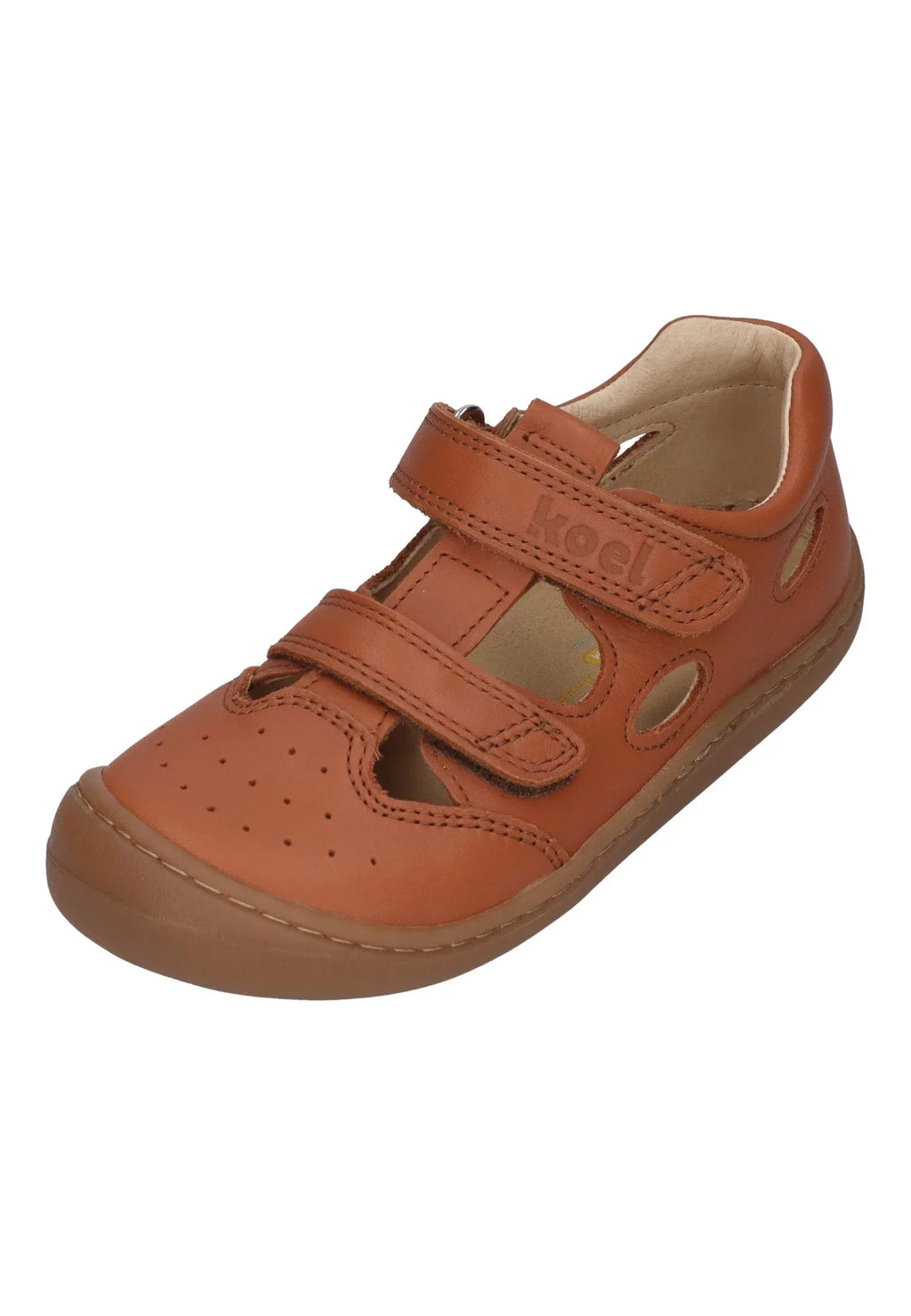 KOEL Barefoot Kinder Sneakers Sandalen BEP LEATHER cognac – Sandalen & Sandaletten - Braun | shoedealo.shop