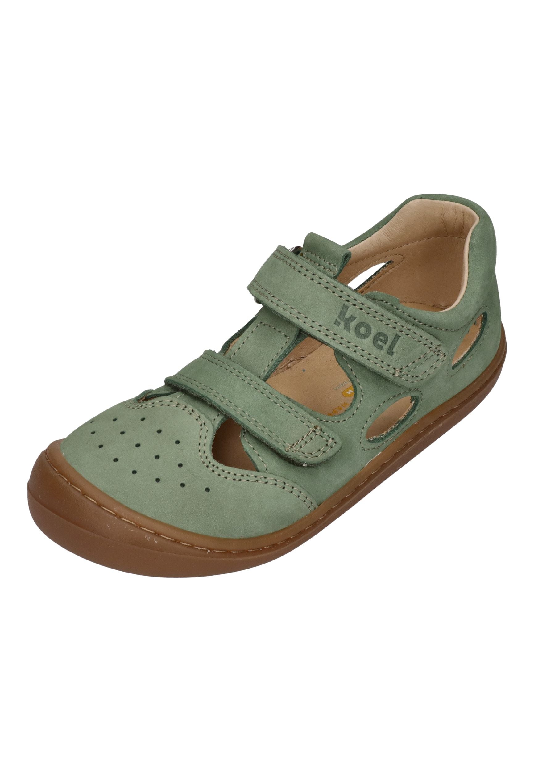 KOEL Barefoot Kinder Sneakers Sandalen BEP LEATHER olive – Sandalen & Sandaletten - ["gid://shopify/Metaobject/206637269321"]