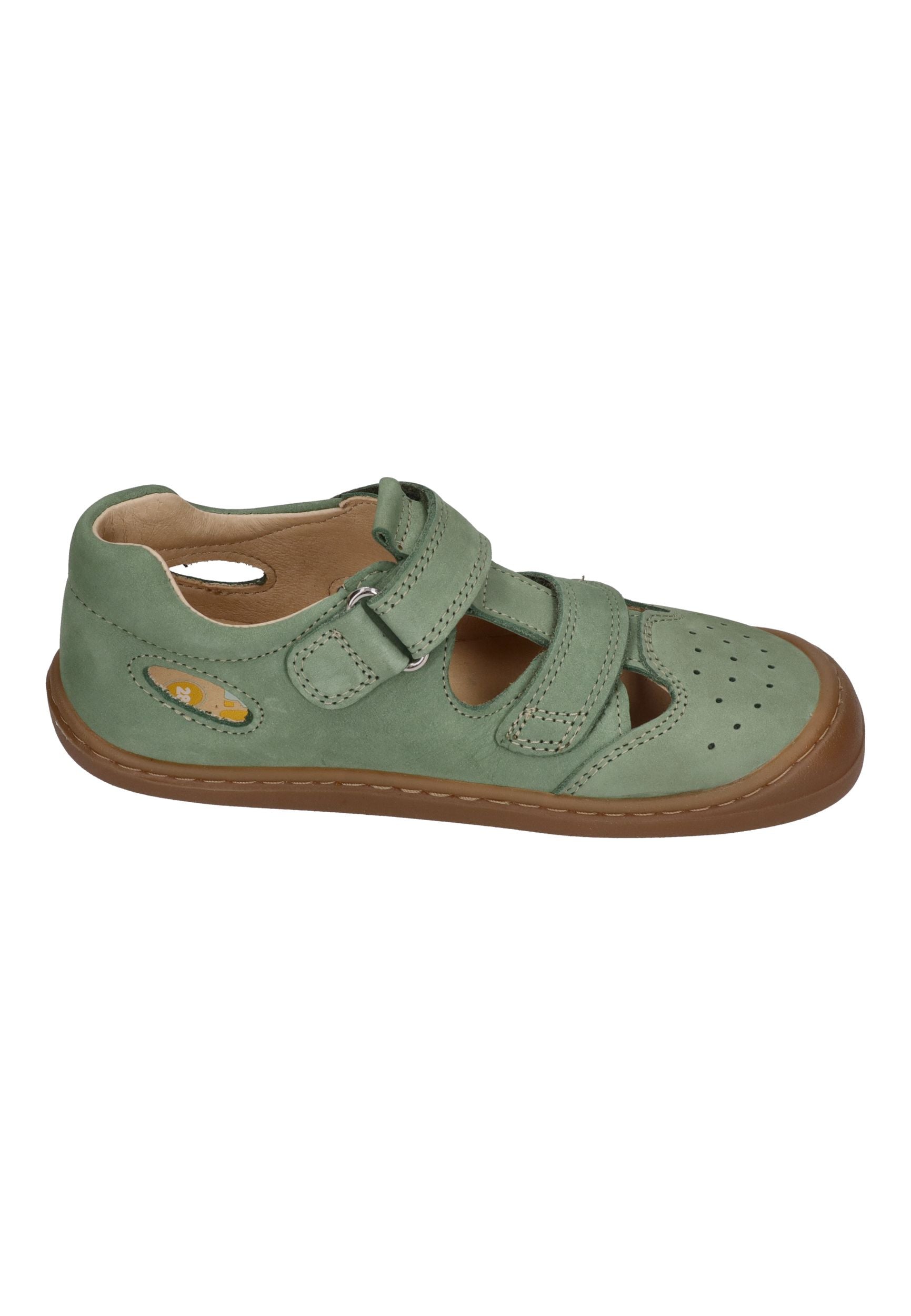 KOEL Barefoot Kinder Sneakers Sandalen BEP LEATHER olive – Sandalen & Sandaletten - ["gid://shopify/Metaobject/20663 – Bild 4