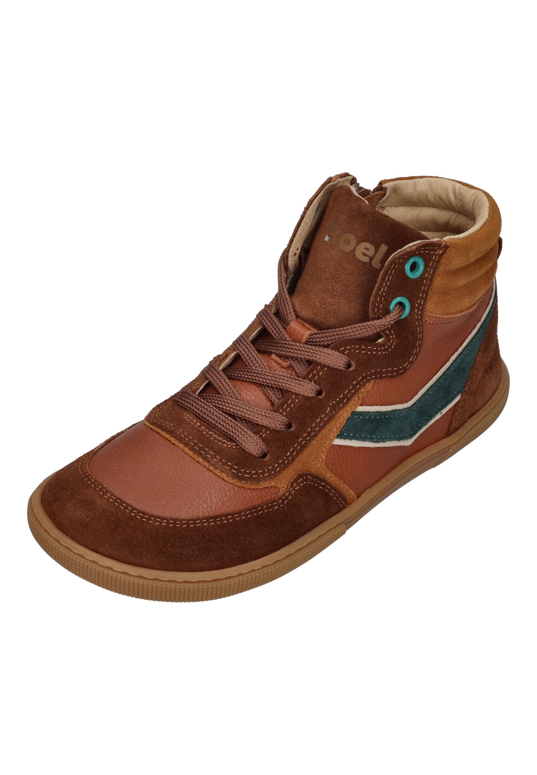 KOEL Barefoot Kinder Sneakers bis Größe 41 DANISH CLASSIC cognac