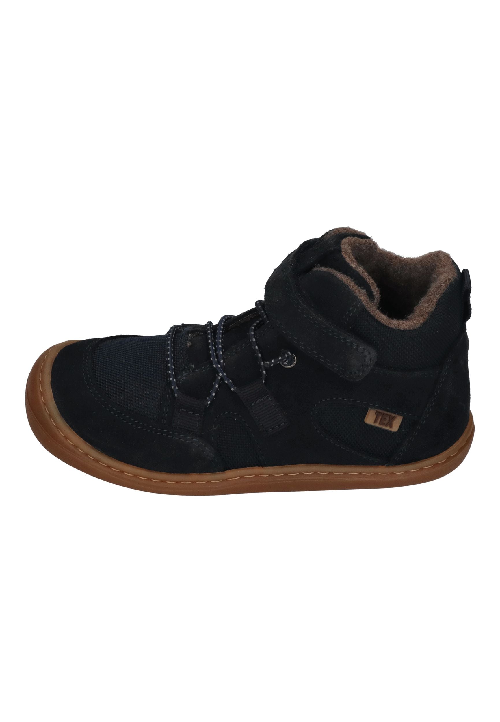 KOEL Barefoot Kinder gefütterte Booties BEAU MERINO 2.0 blue