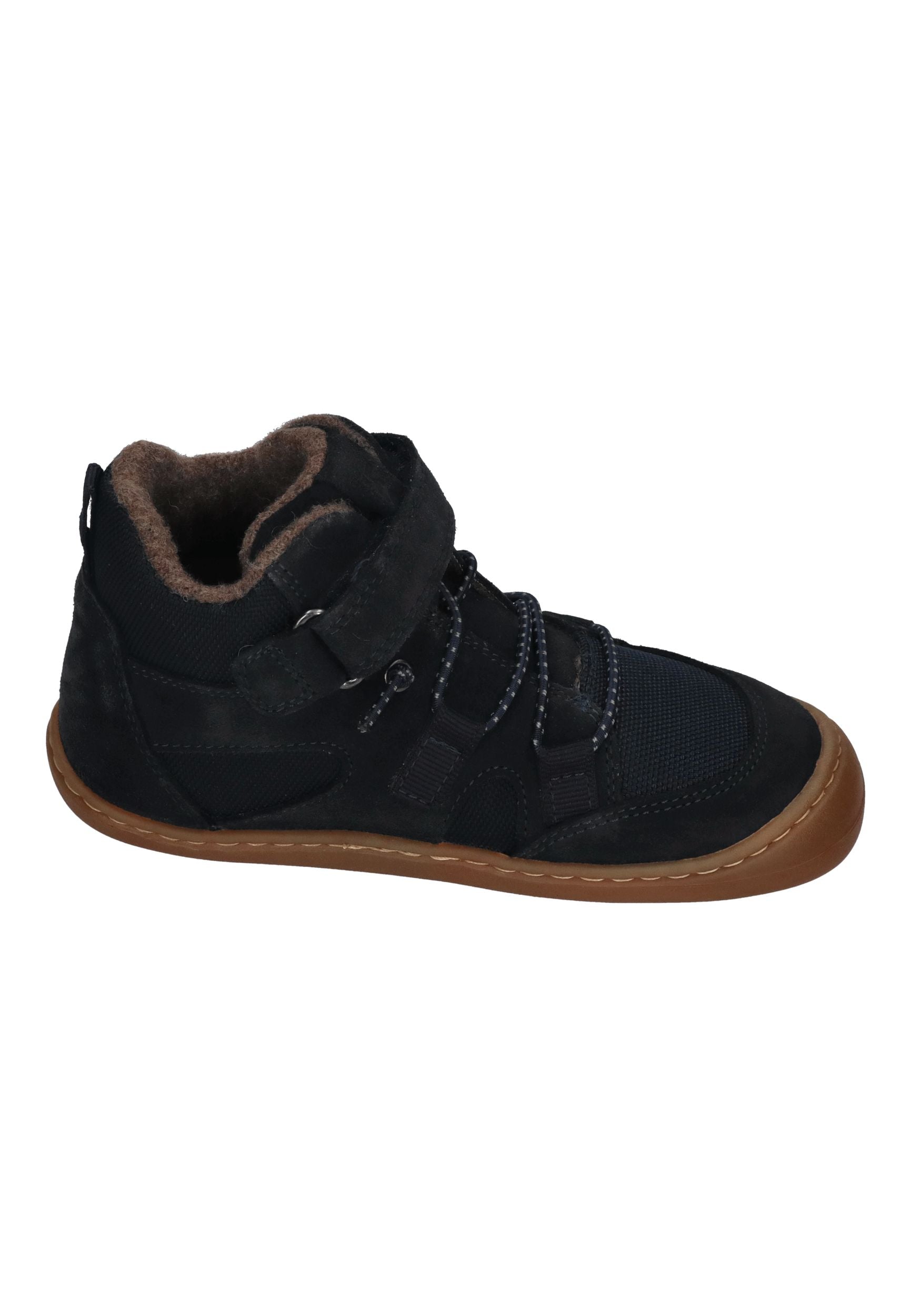 KOEL Barefoot Kinder gefütterte Booties BEAU MERINO 2.0 blue