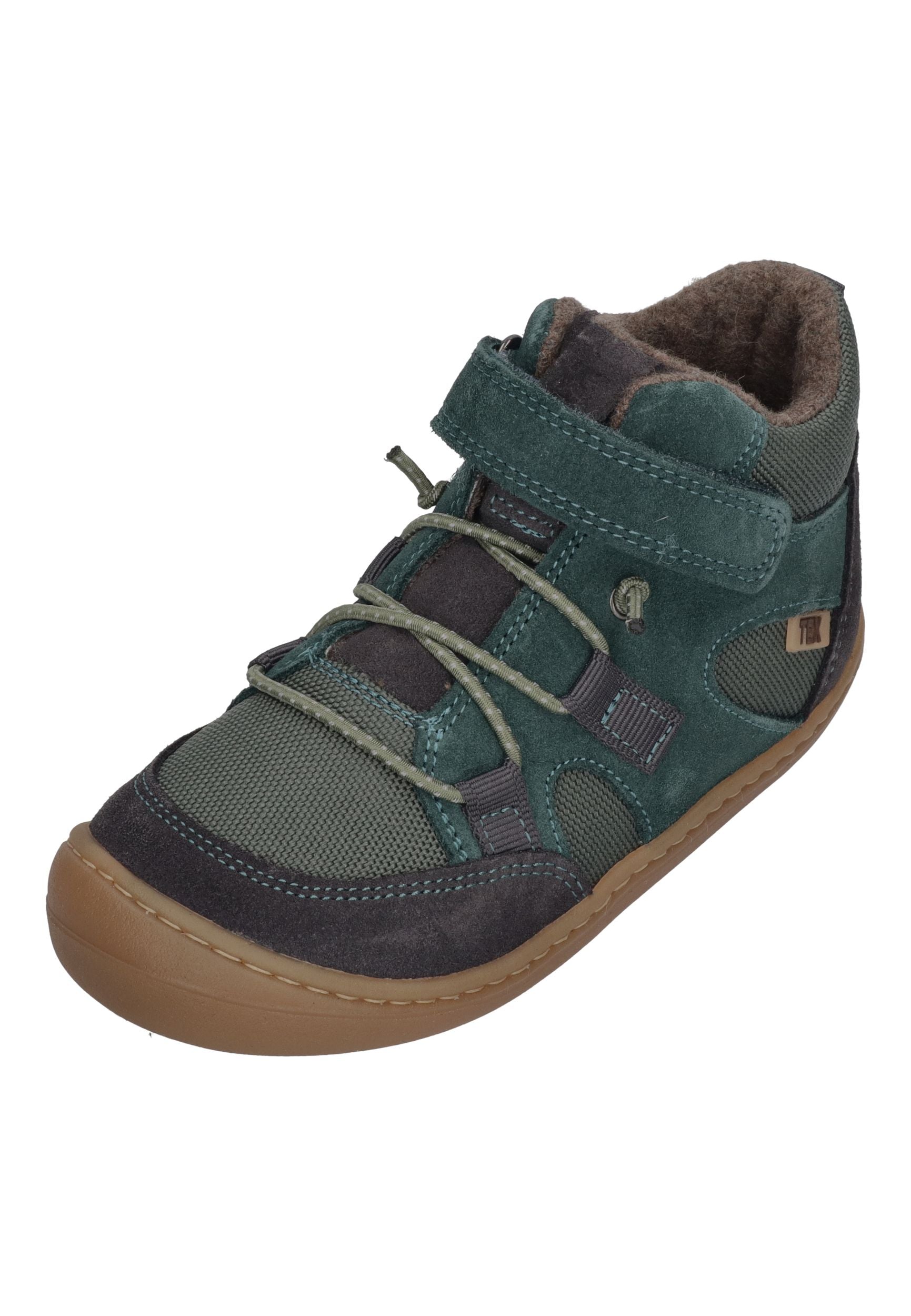 KOEL Barefoot Kinder gefütterte Booties BEAU MERINO 2.0 grey