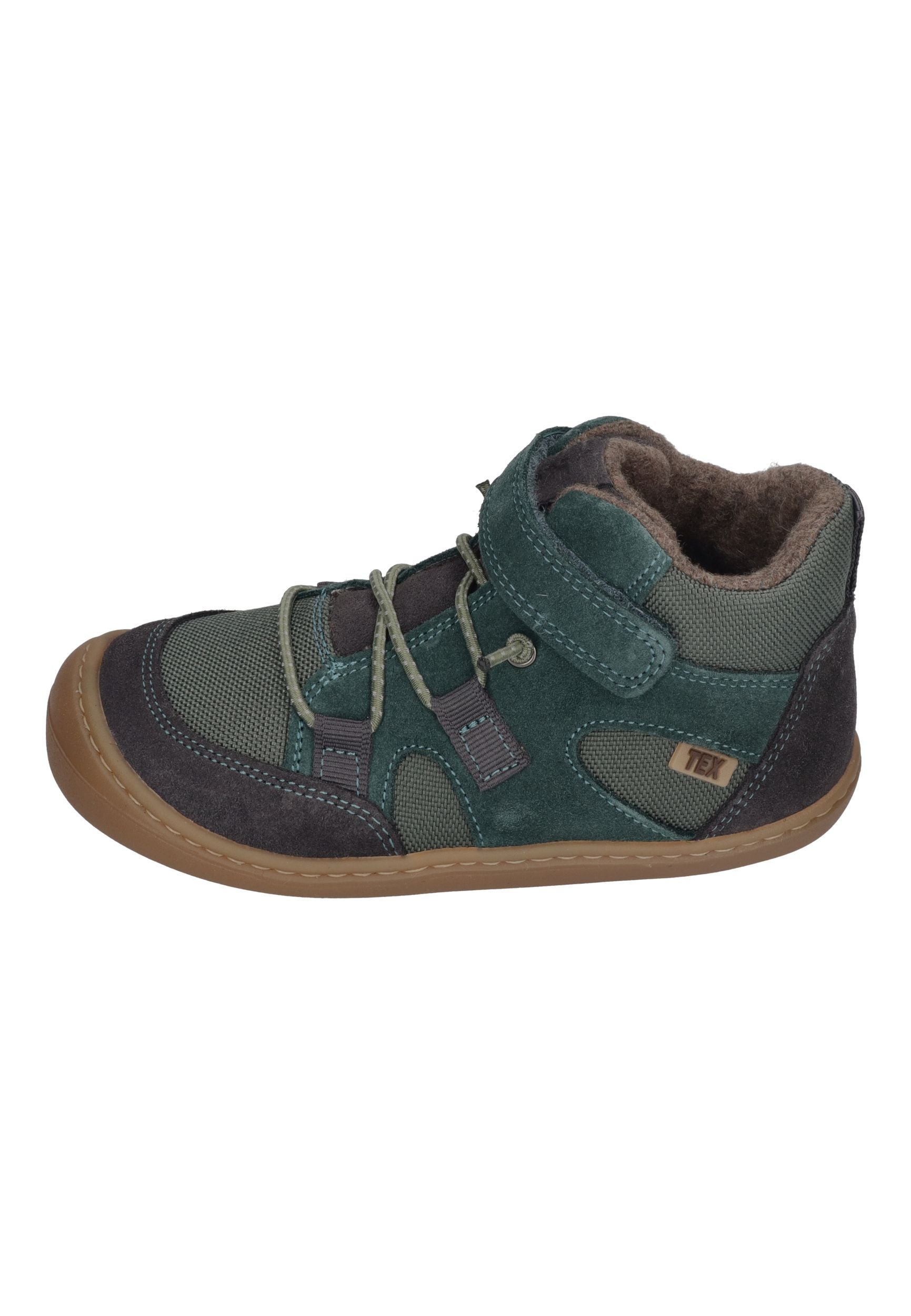 KOEL Barefoot Kinder gefütterte Booties BEAU MERINO 2.0 grey