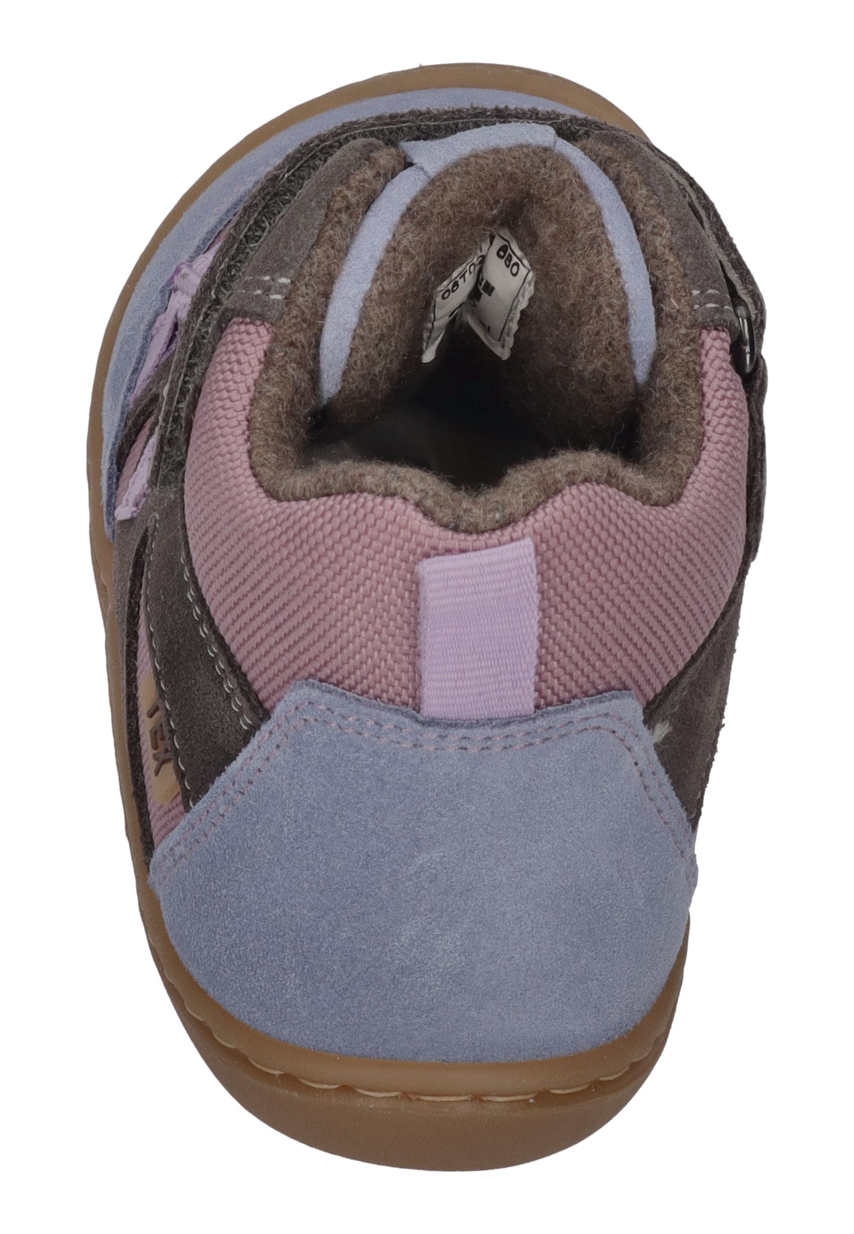 KOEL Barefoot Kinder gefütterte Booties BEAU MERINO 2.0 lavandel