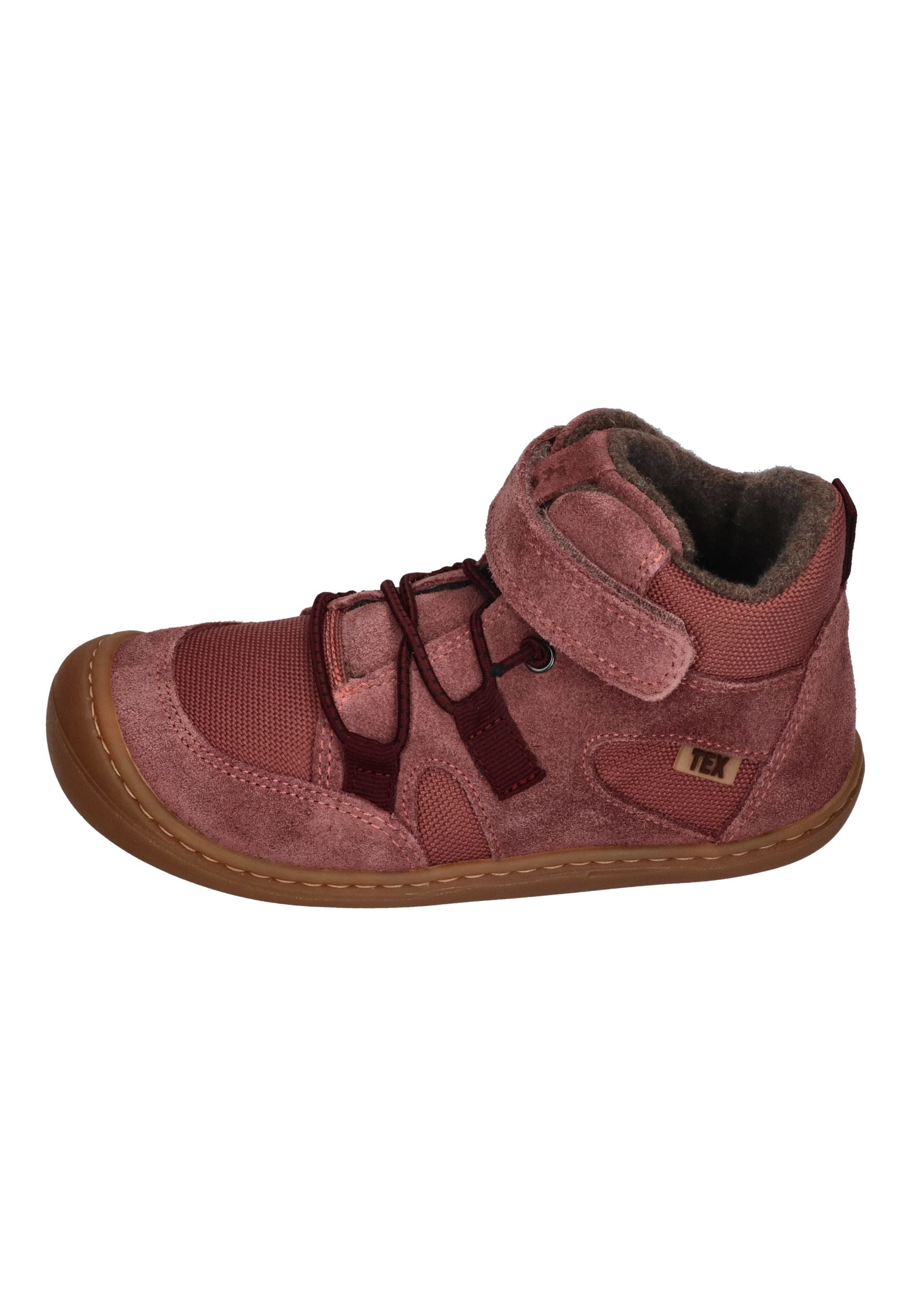 KOEL Barefoot Kinder gefütterte Booties BEAU MERINO 2.0 old pink