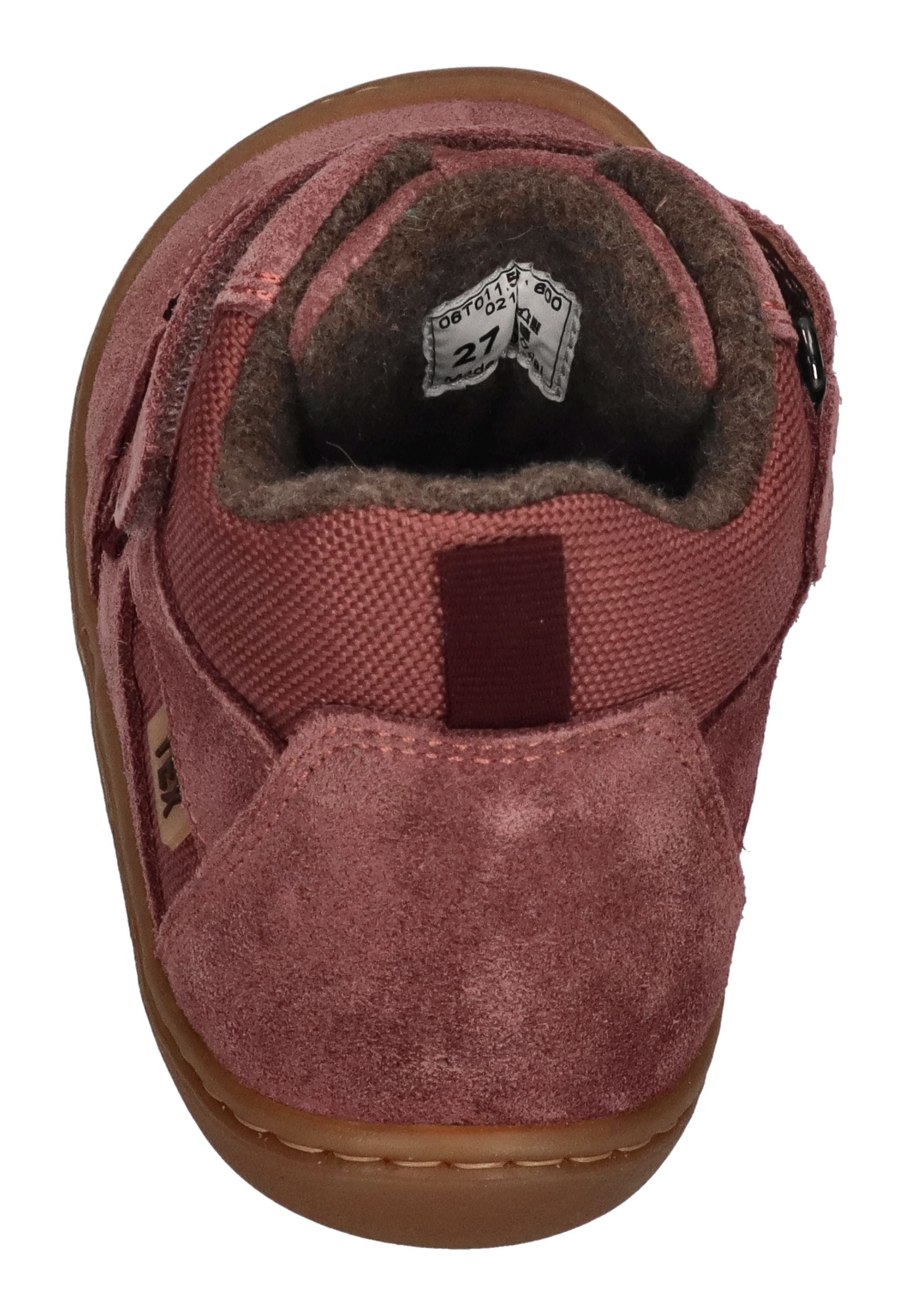 KOEL Barefoot Kinder gefütterte Booties BEAU MERINO 2.0 old pink