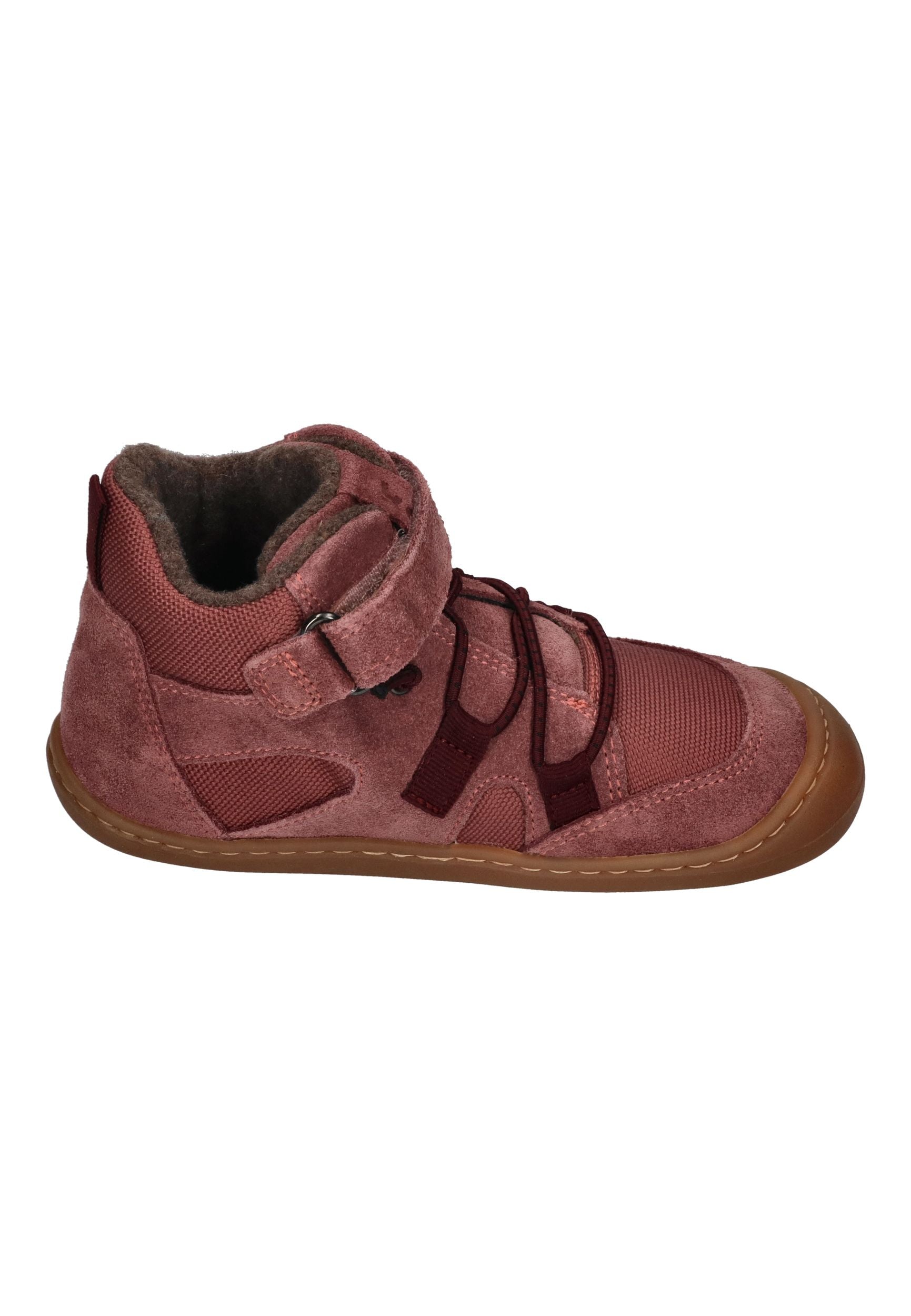 KOEL Barefoot Kinder gefütterte Booties BEAU MERINO 2.0 old pink