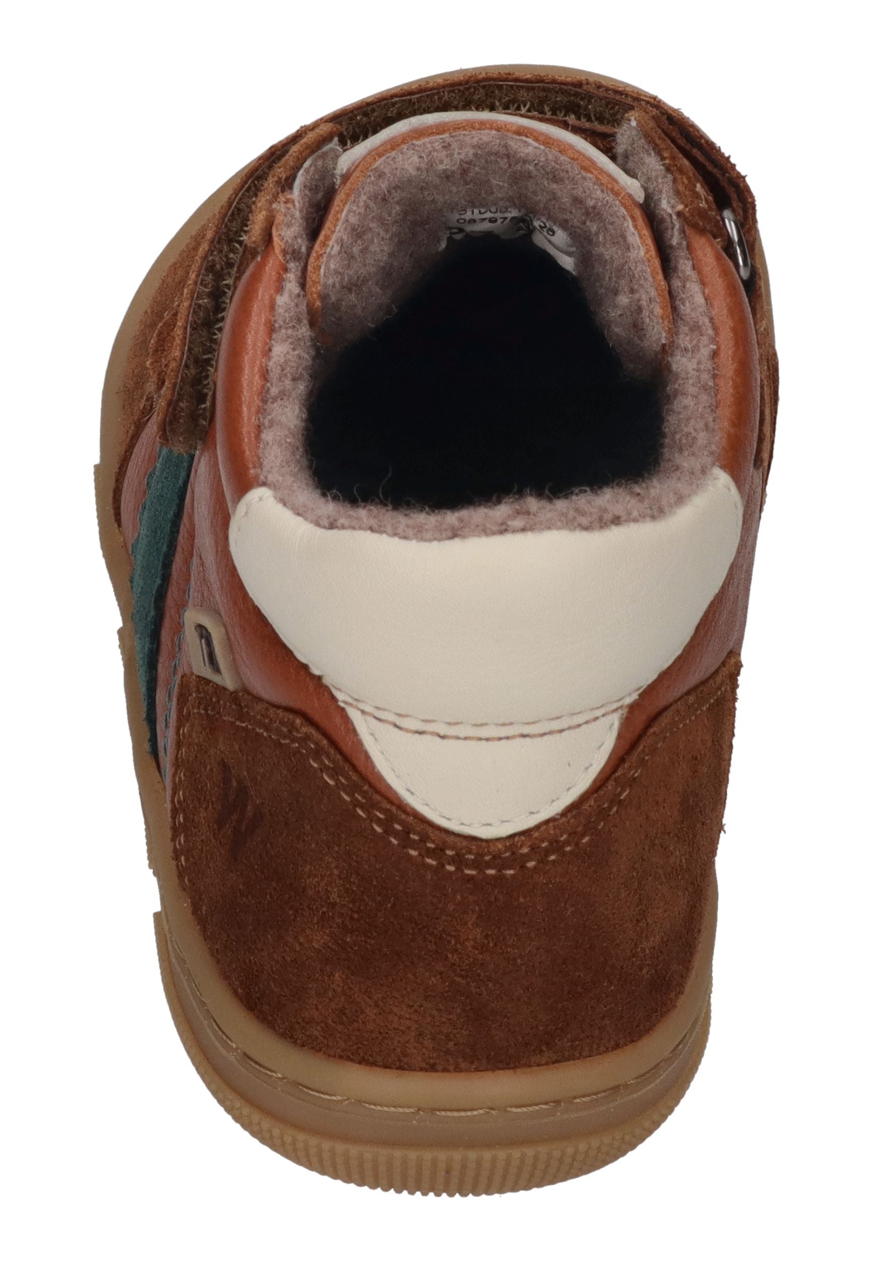 KOEL Barefoot Kinder Übergangsschuhe KABRIEL 3.0 WOOLFELT extra weit cognac
