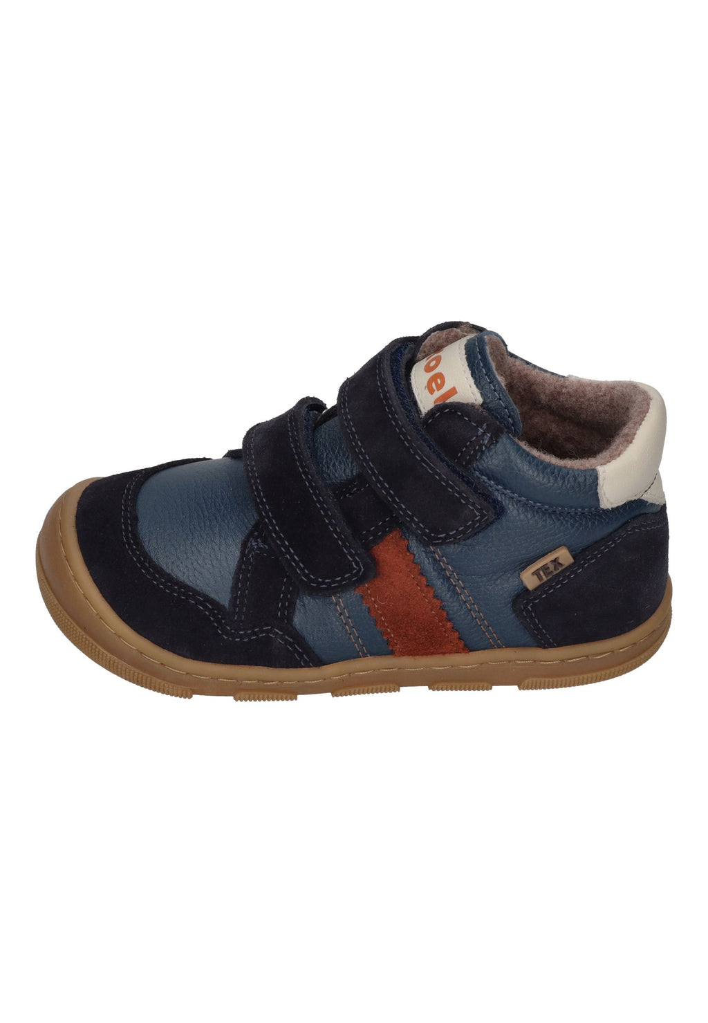 KOEL Barefoot Kinder Übergangsschuhe KABRIEL 3.0 WOOLFELT extra weit navy